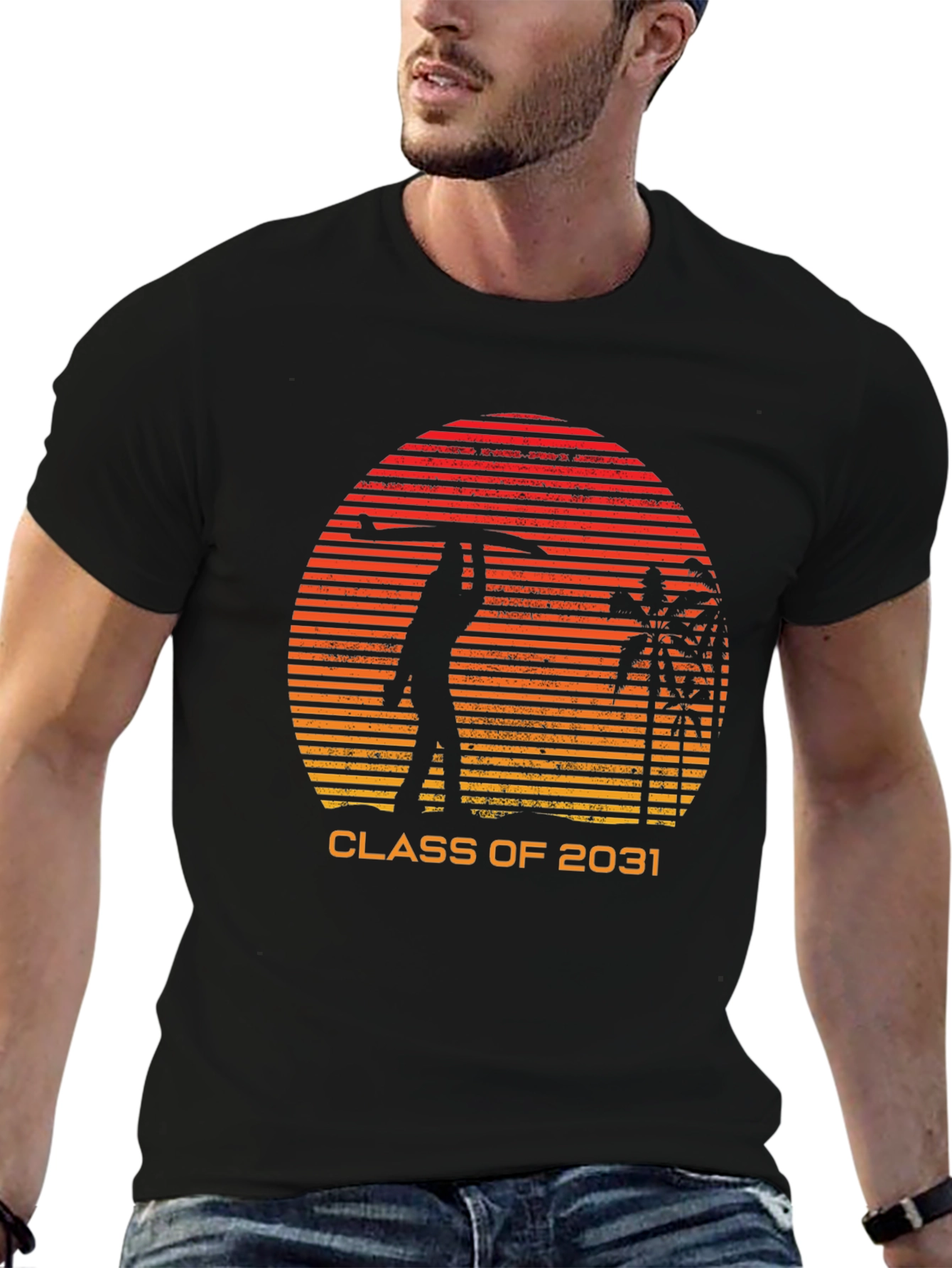 Class of 2031 Retro Surfer T-Shirt