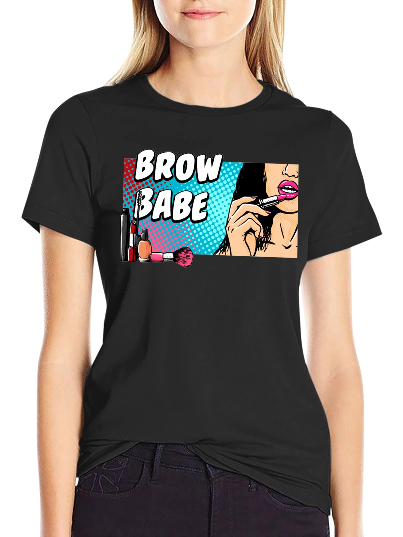 Brow Babe Graphic Tee - Makeup Artist T-Shirt