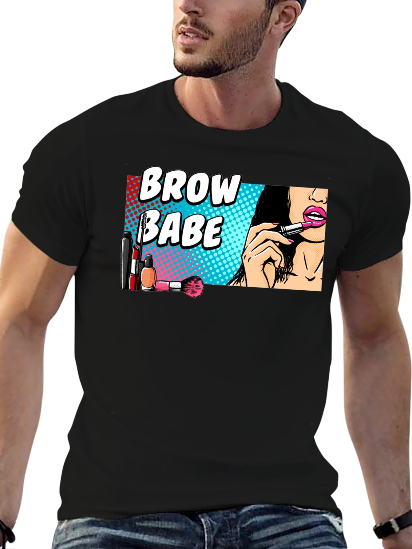 Brow Babe Graphic Tee - Makeup Artist T-Shirt
