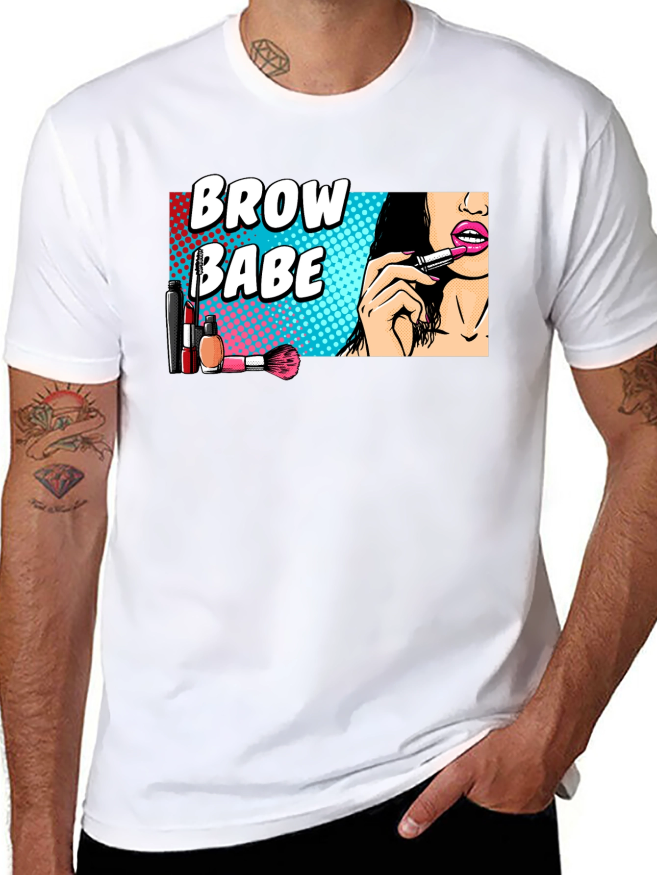 Brow Babe Graphic Tee - Makeup Artist T-Shirt