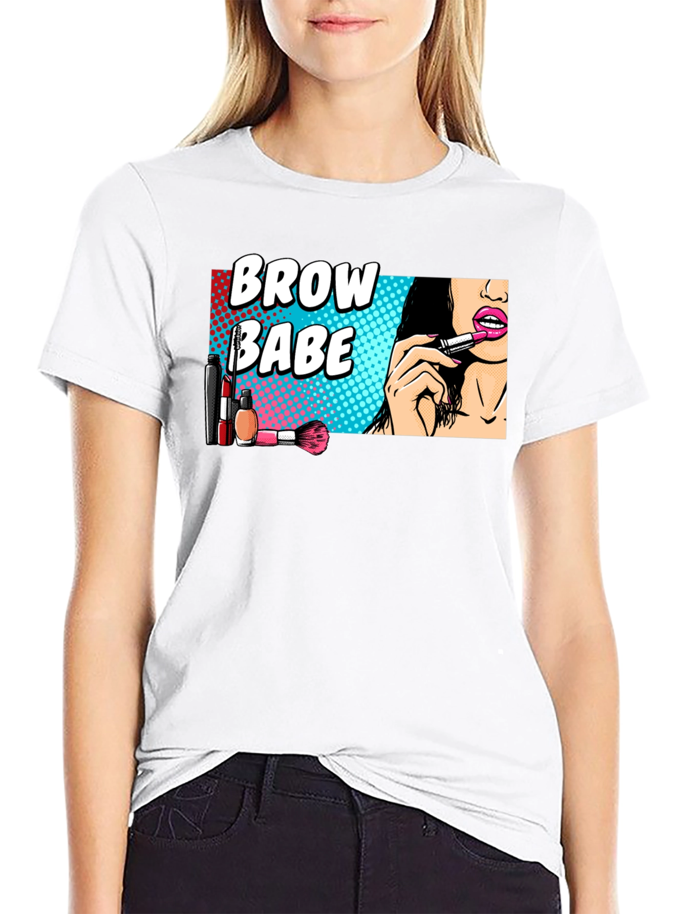 Brow Babe Graphic Tee - Makeup Artist T-Shirt