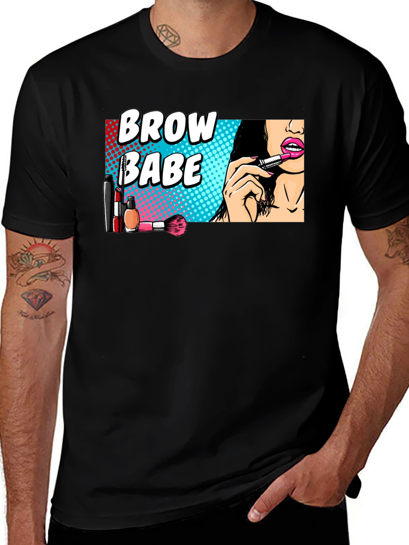 Brow Babe Graphic Tee - Makeup Artist T-Shirt