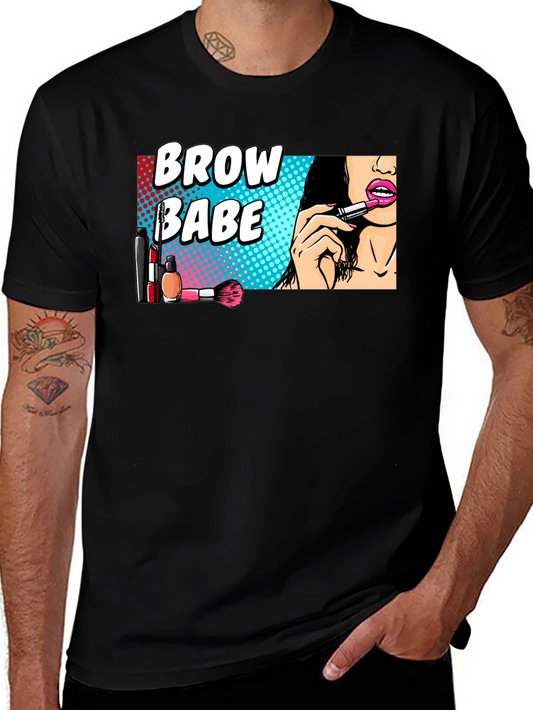 Brow Babe Graphic Tee - Makeup Artist T-Shirt