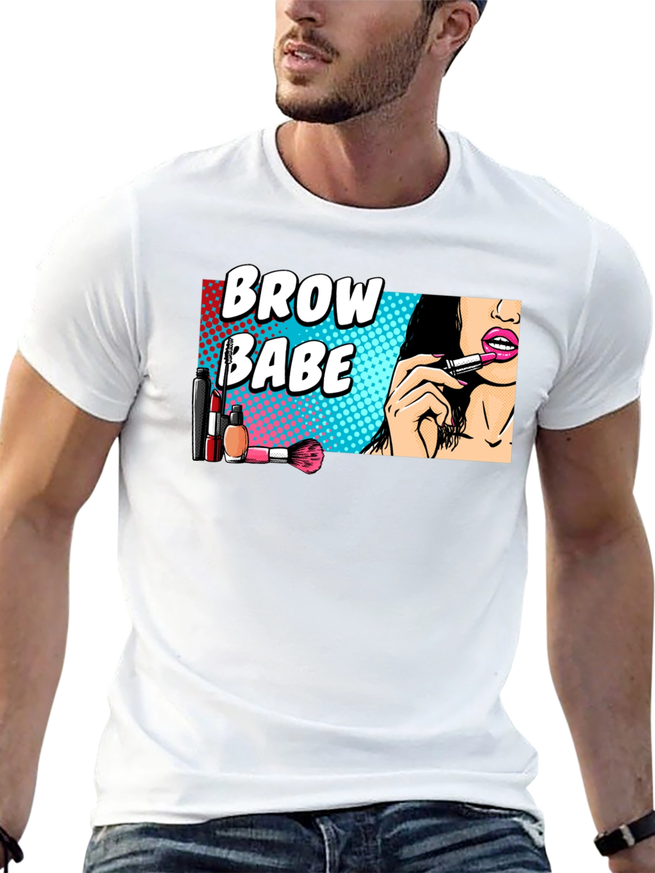 Brow Babe Graphic Tee - Makeup Artist T-Shirt