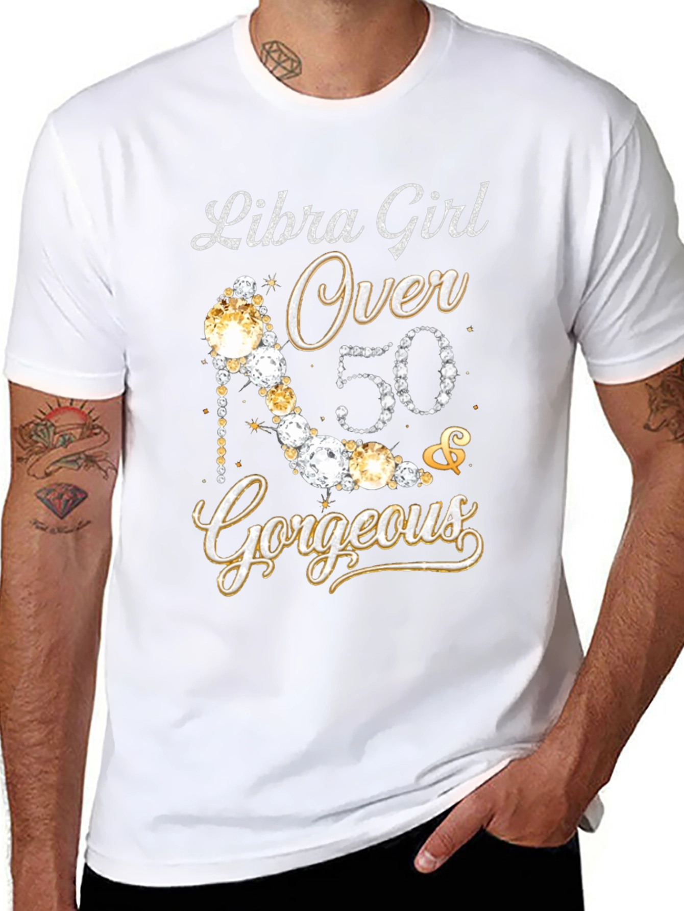 Libra Girl Over 50 & Gorgeous T-Shirt