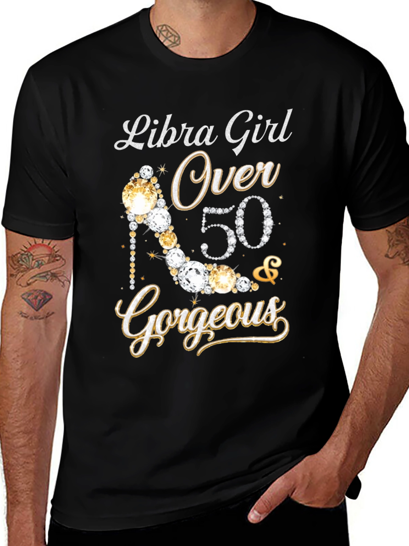 Libra Girl Over 50 & Gorgeous T-Shirt