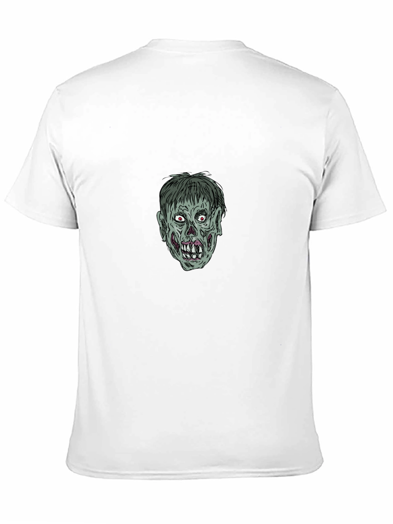 Zombie Graphic Tee - Black Cotton T-Shirt
