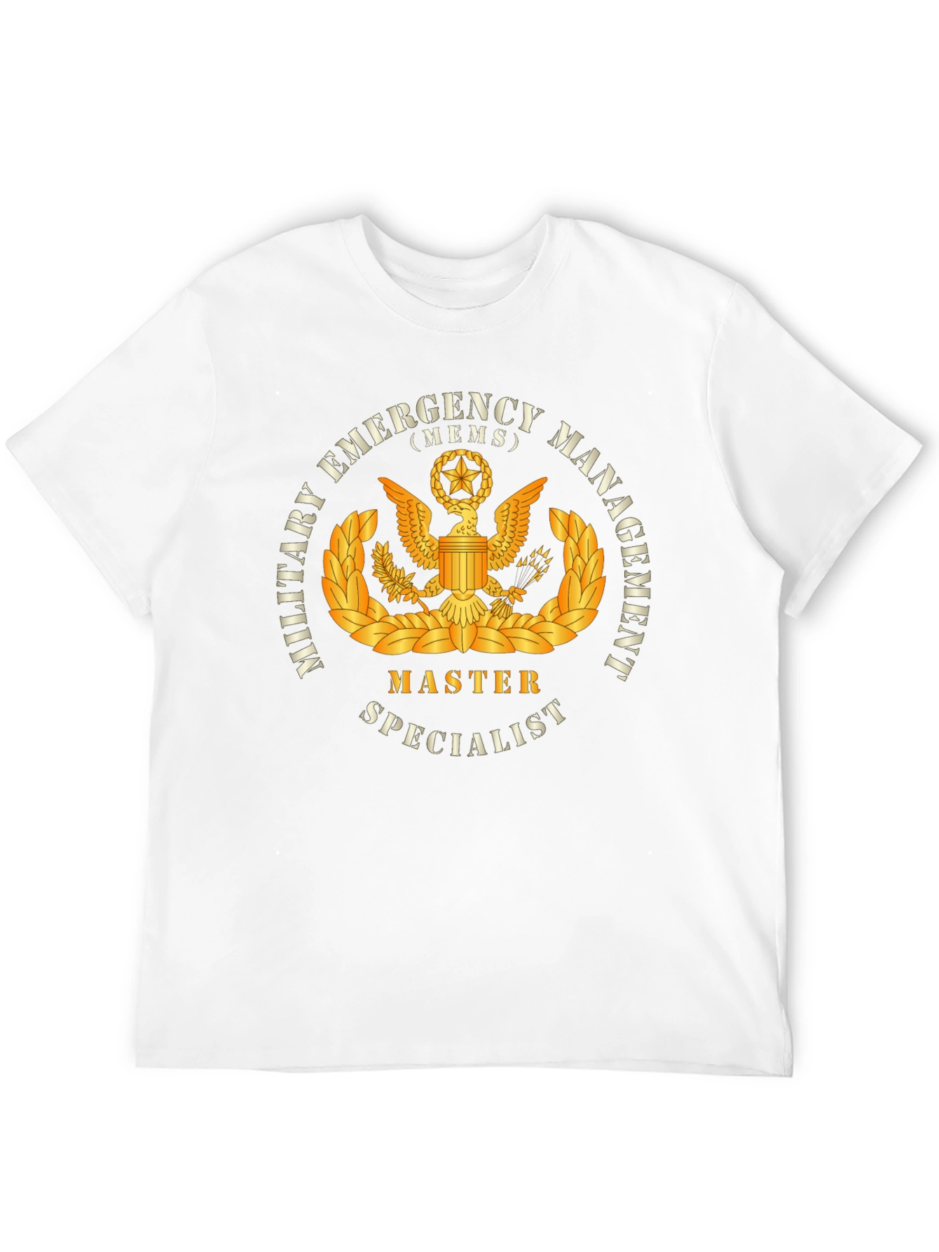 Military Emergency Management Specialist Black T-Shirt