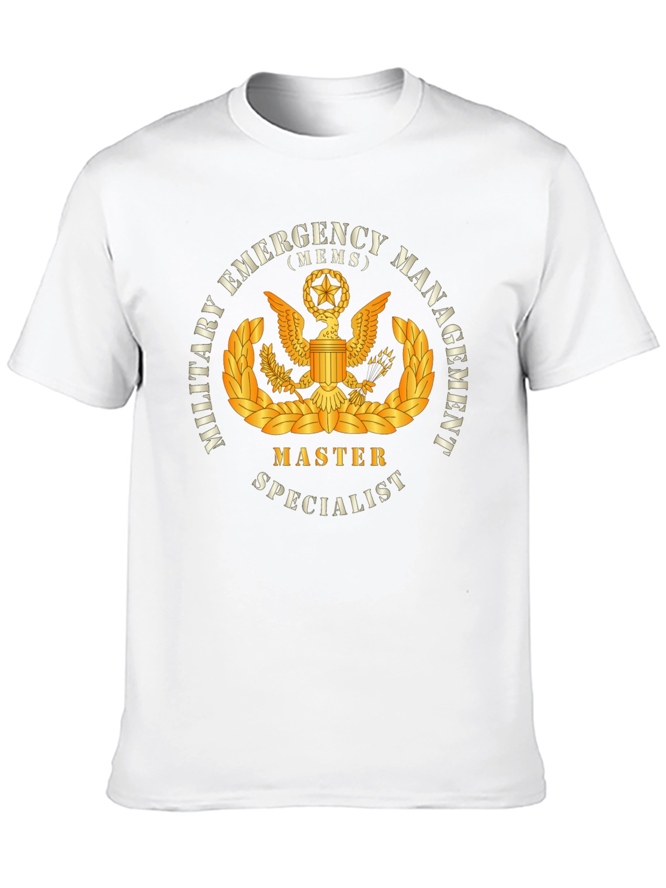 Military Emergency Management Specialist Black T-Shirt