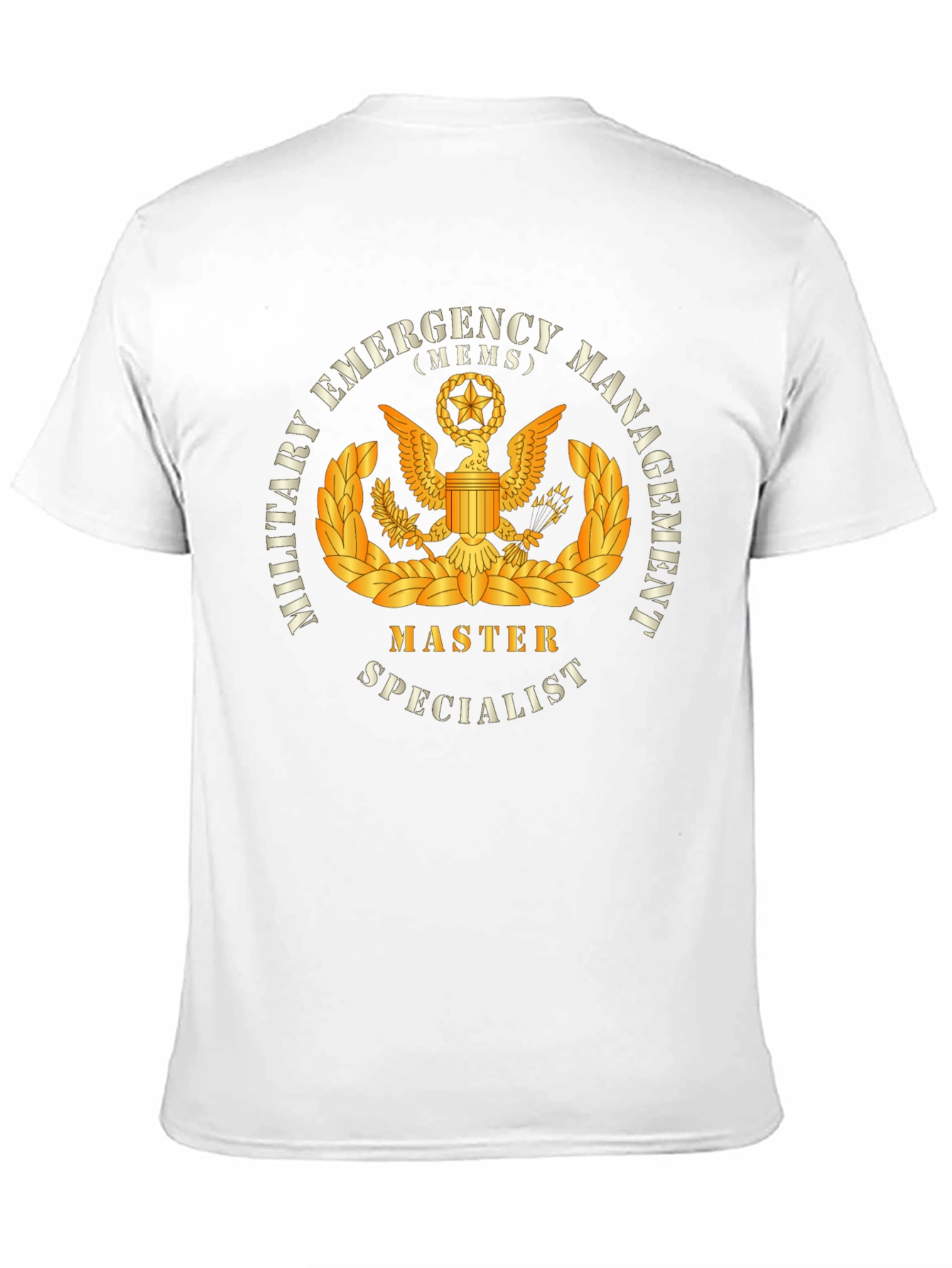 Military Emergency Management Specialist Black T-Shirt