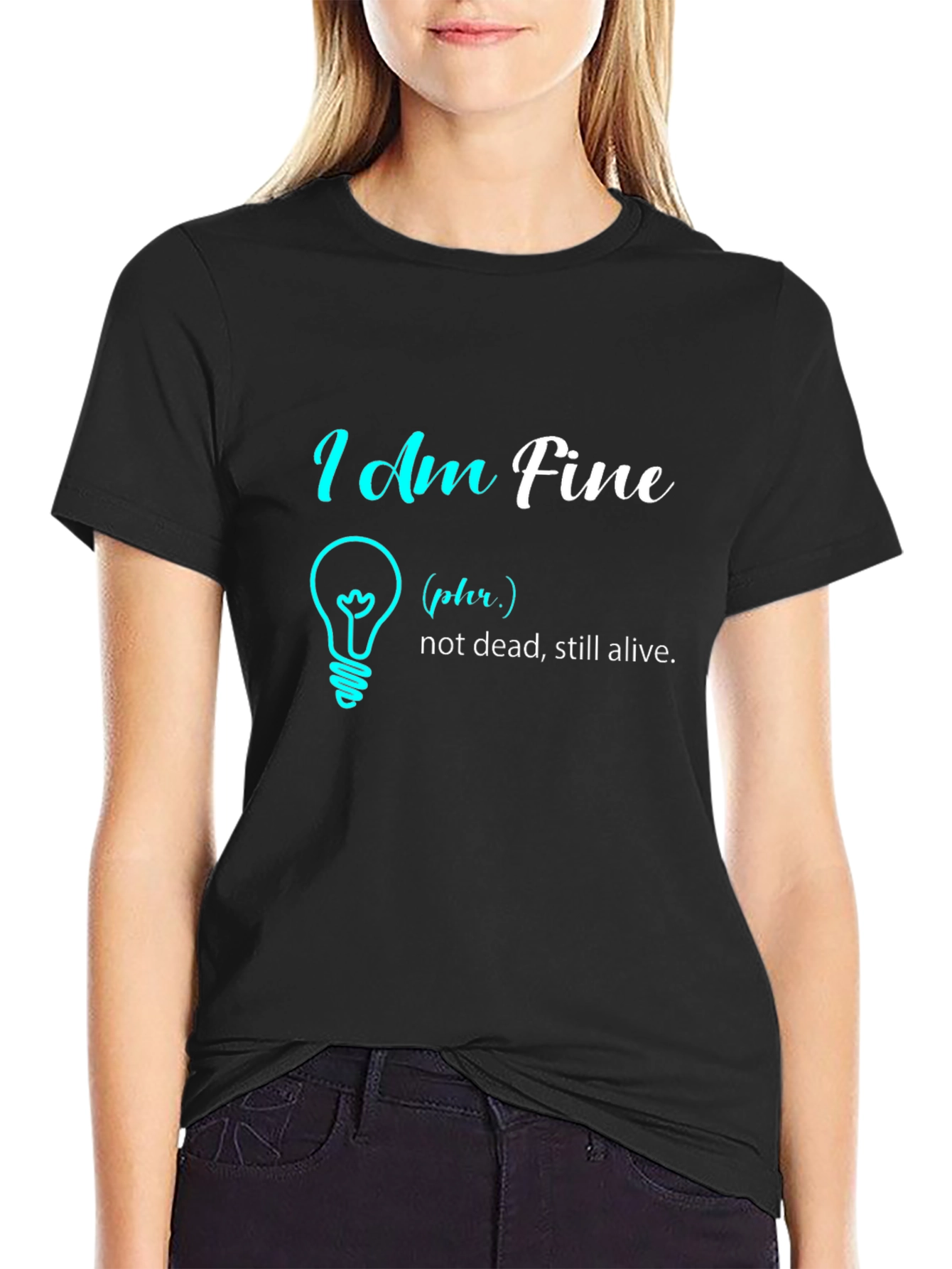 I Am Fine Graphic Tee - Humor T-Shirt