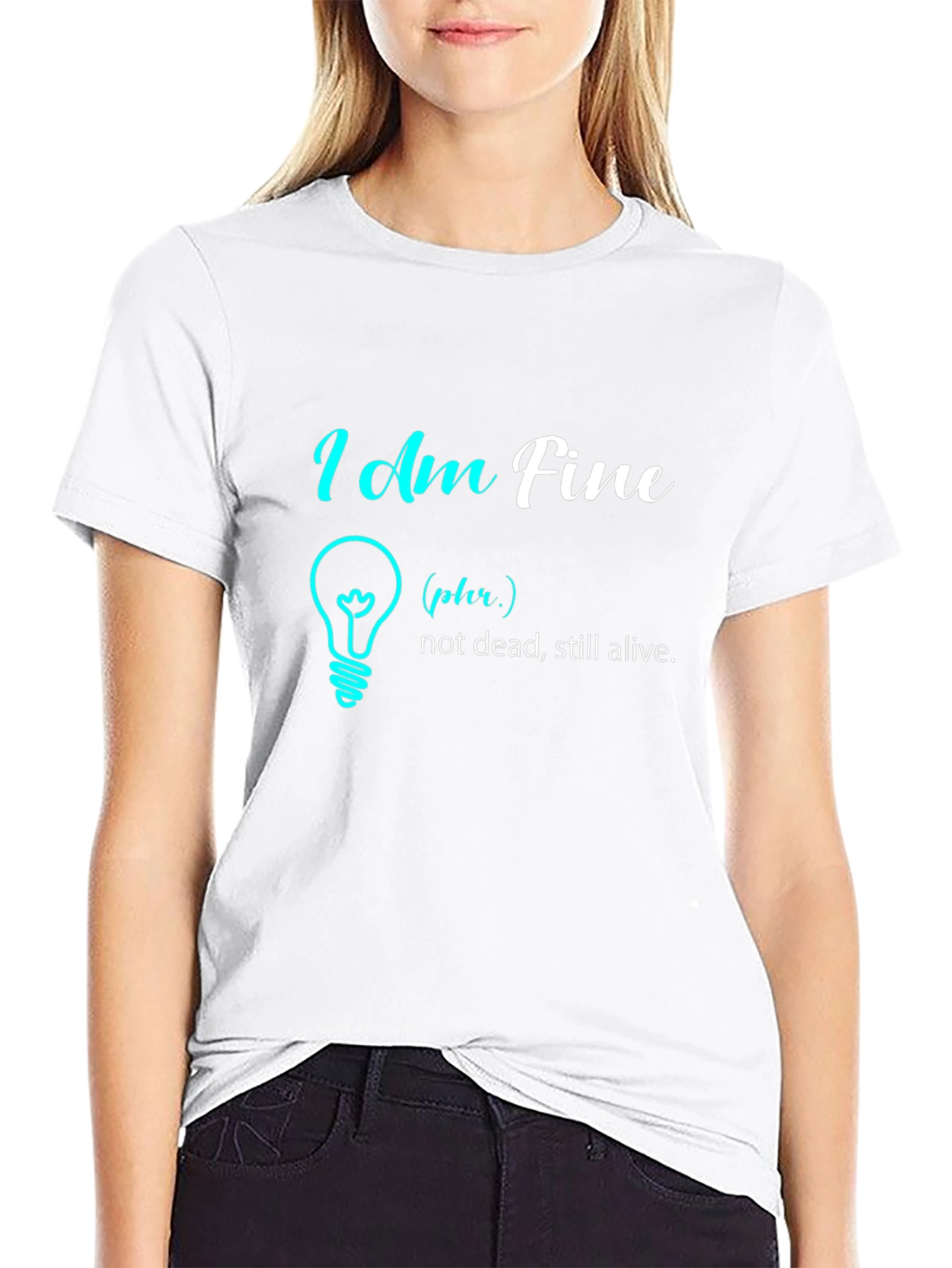 I Am Fine Graphic Tee - Humor T-Shirt
