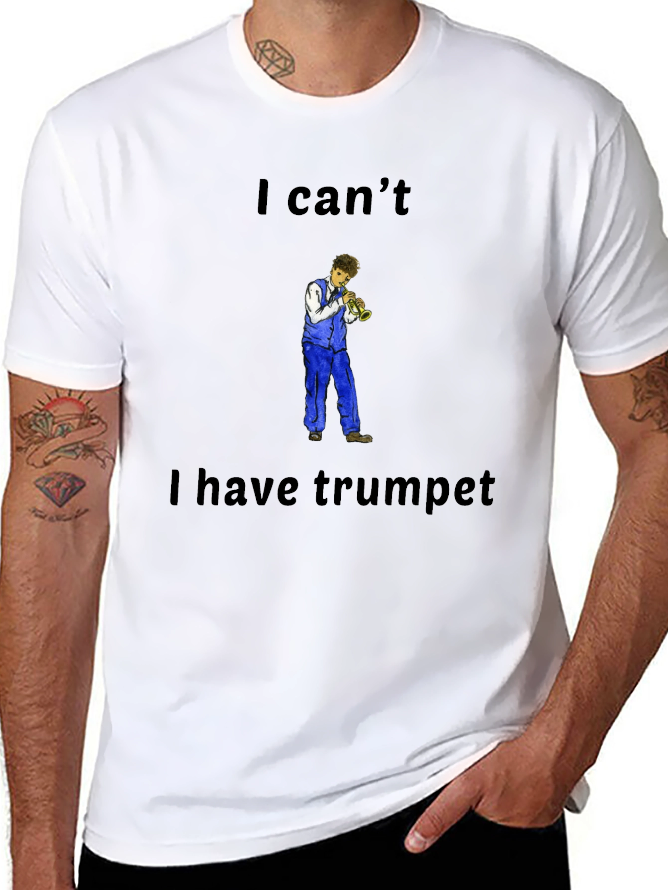 Trumpet Player Graphic Tee