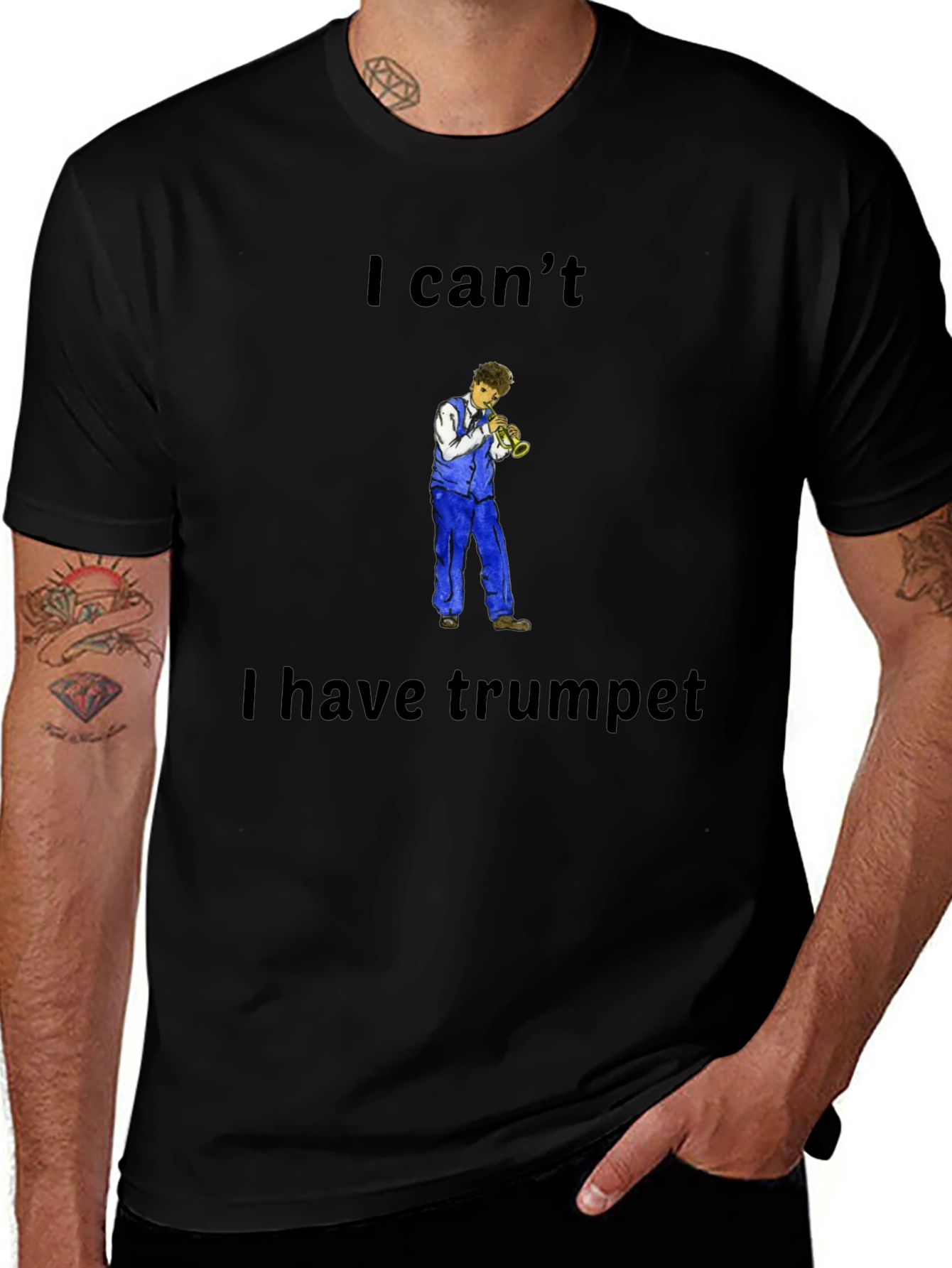 Trumpet Player Graphic Tee