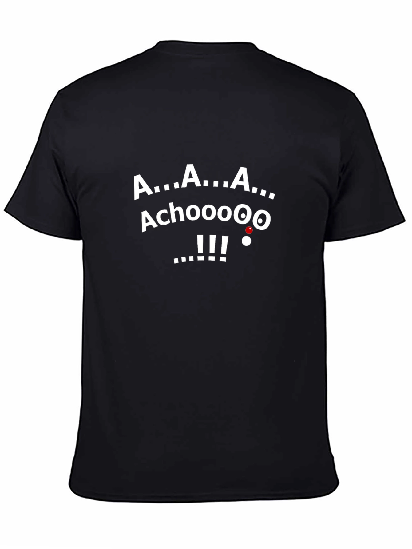 Achoooo! Graphic Tee - Black Novelty T-Shirt