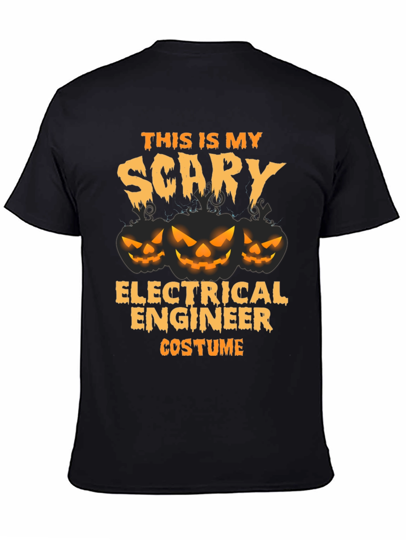 Scary Electrical Engineer Halloween Costume T-Shirt