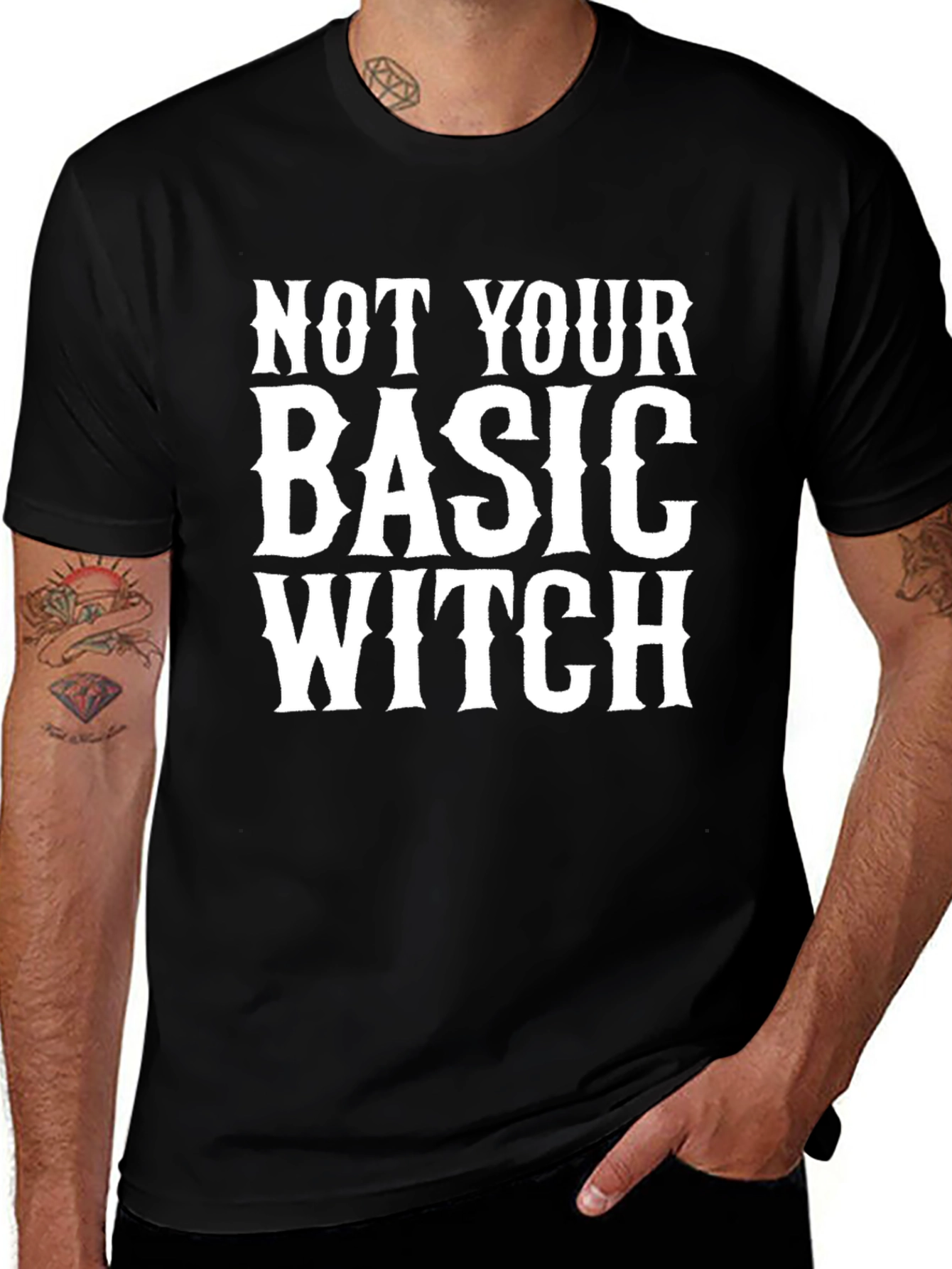 Not Your Basic Witch Graphic Tee