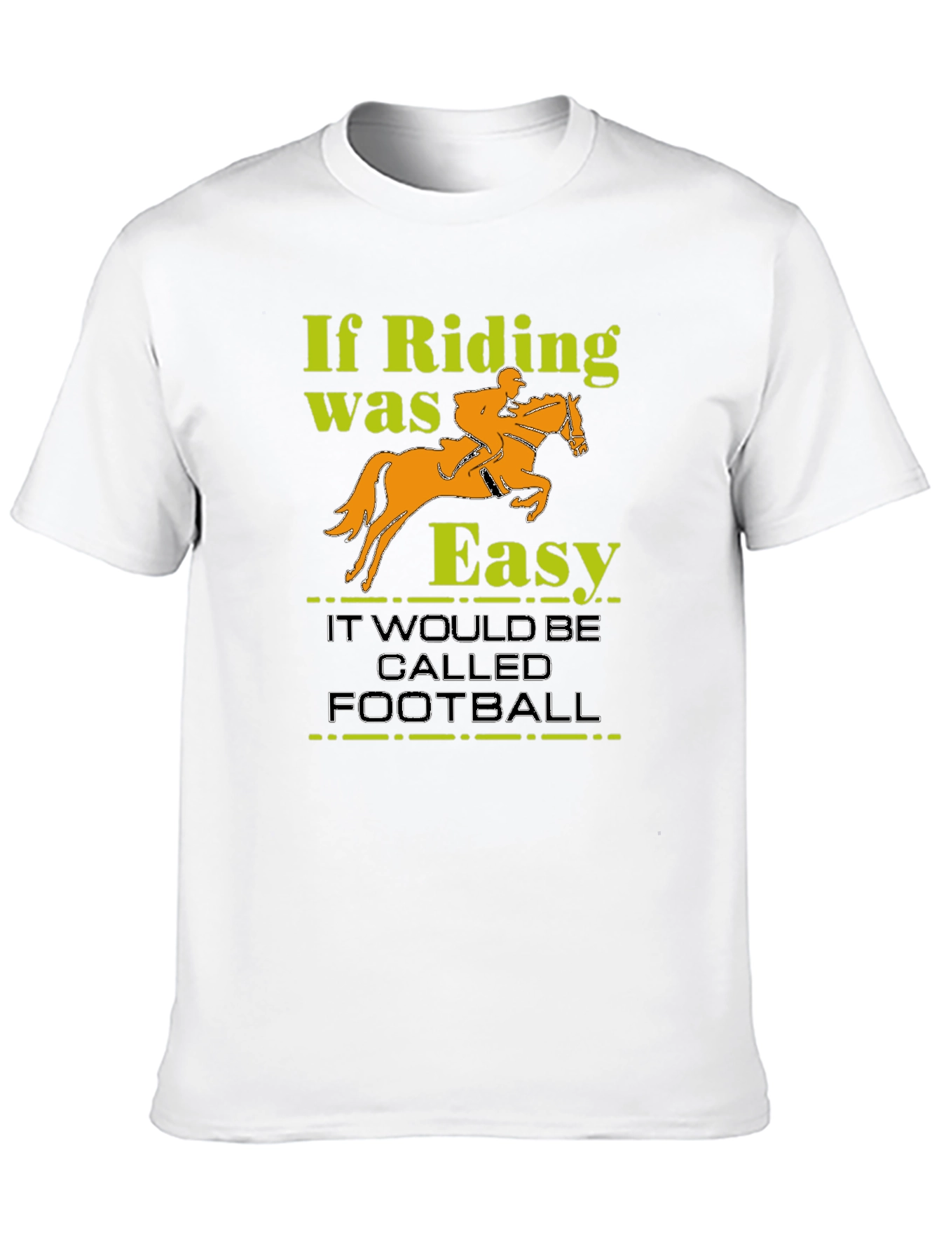 Riding Isnt Easy Graphic T-Shirt