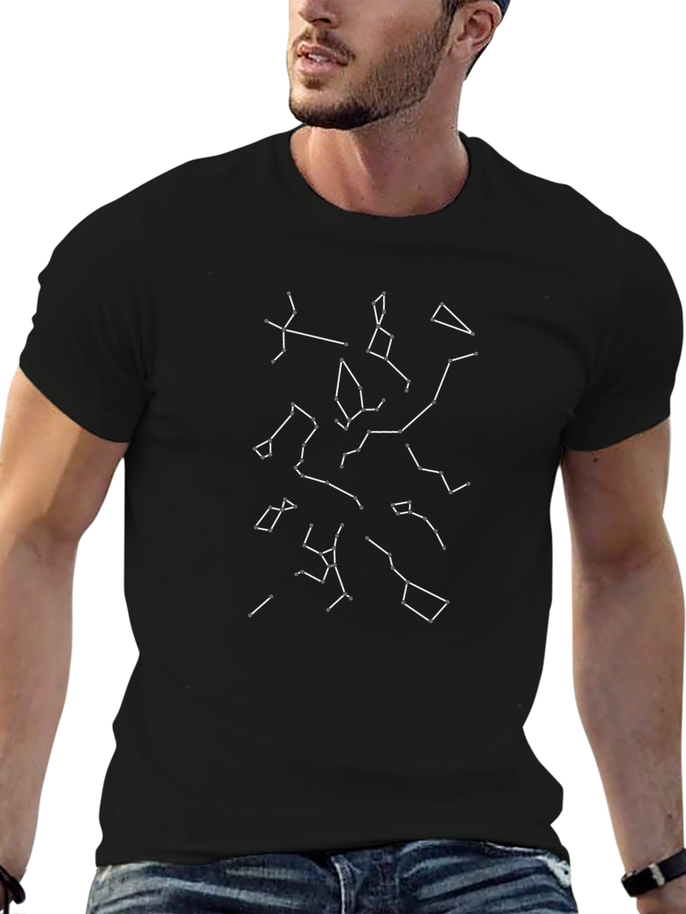 Constellation Graphic Tee - Modern Celestial Design