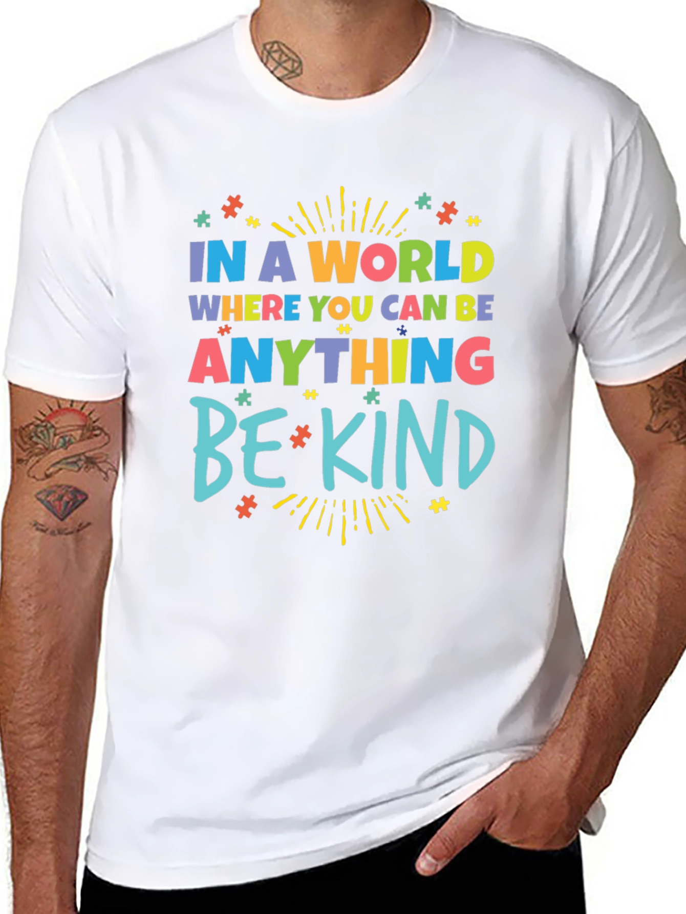 Be Kind T-Shirt - Autism Awareness Design