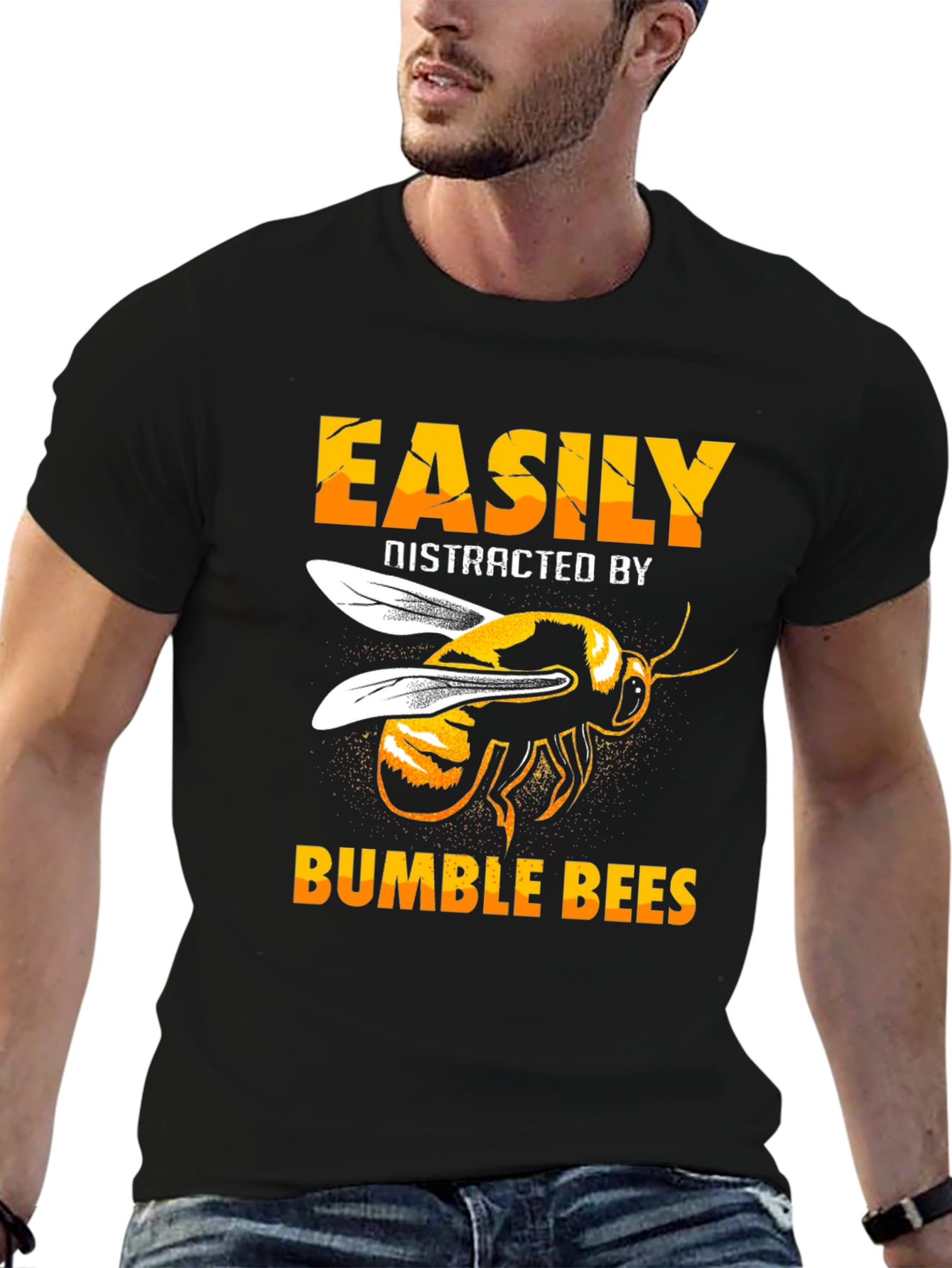 Bumble Bee Distraction T-Shirt - Funny Bee Lover Tee