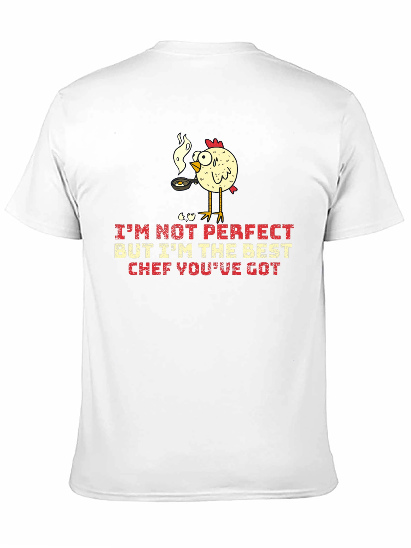 Funny Chicken Chef Graphic T-Shirt