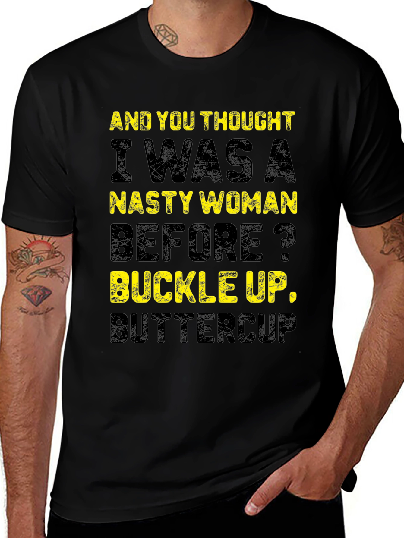 Nasty Woman Slogan T-Shirt