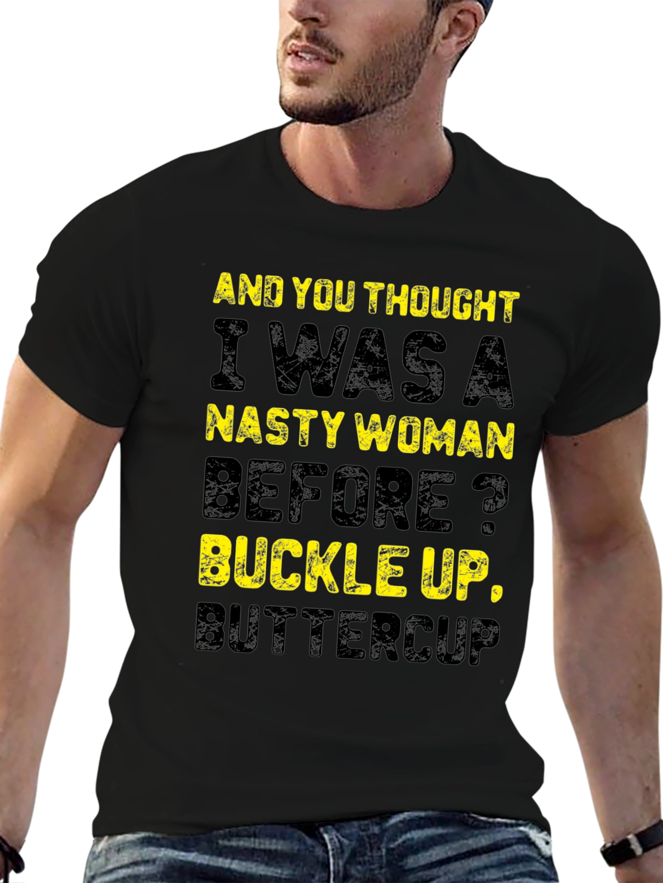 Nasty Woman Slogan T-Shirt