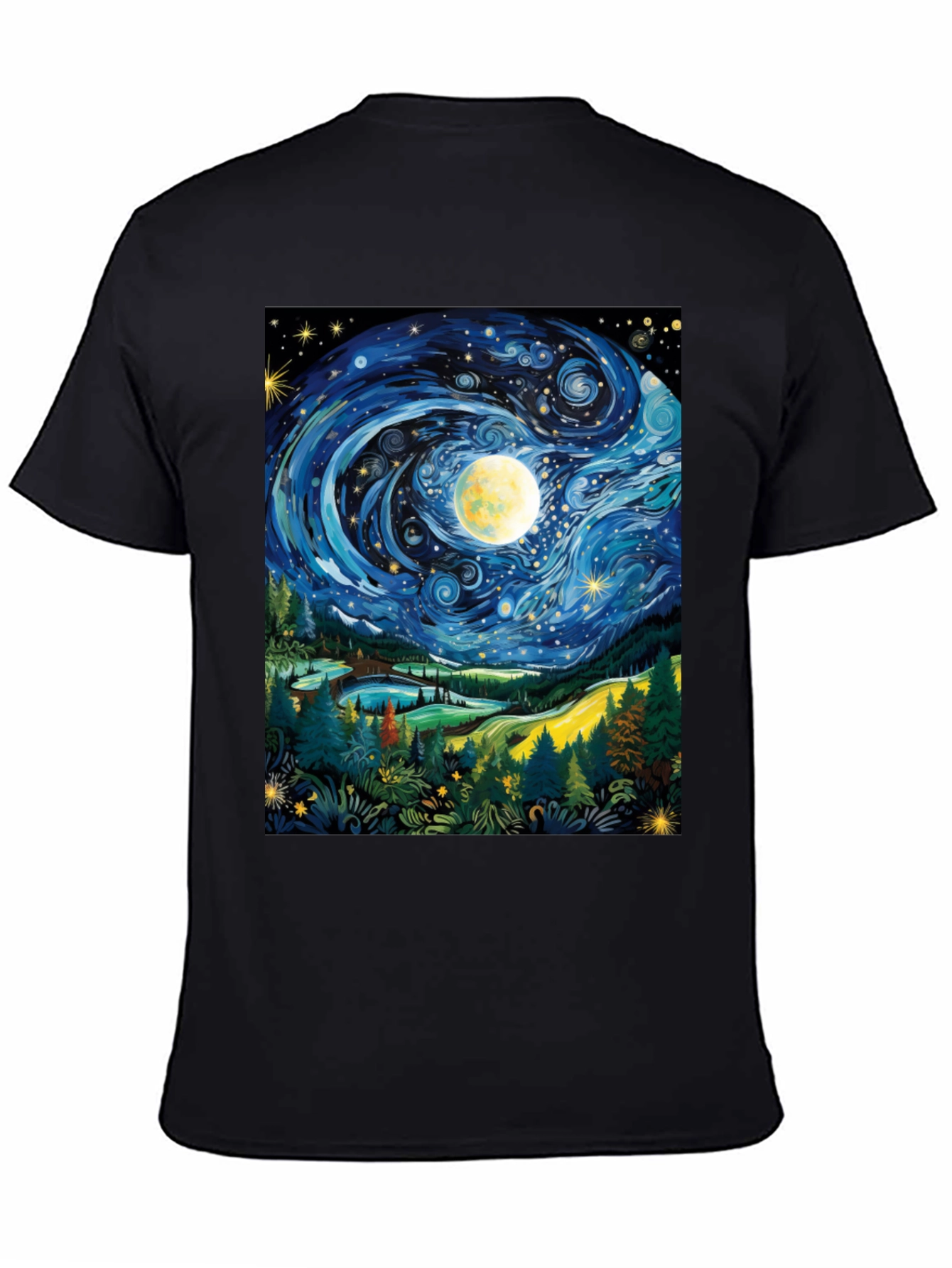 Starry Night T-Shirt Artistic Print