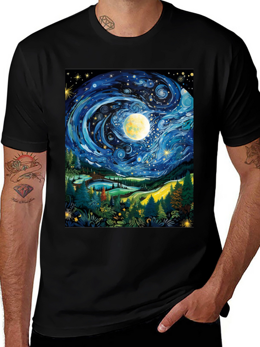Starry Night T-Shirt Artistic Print