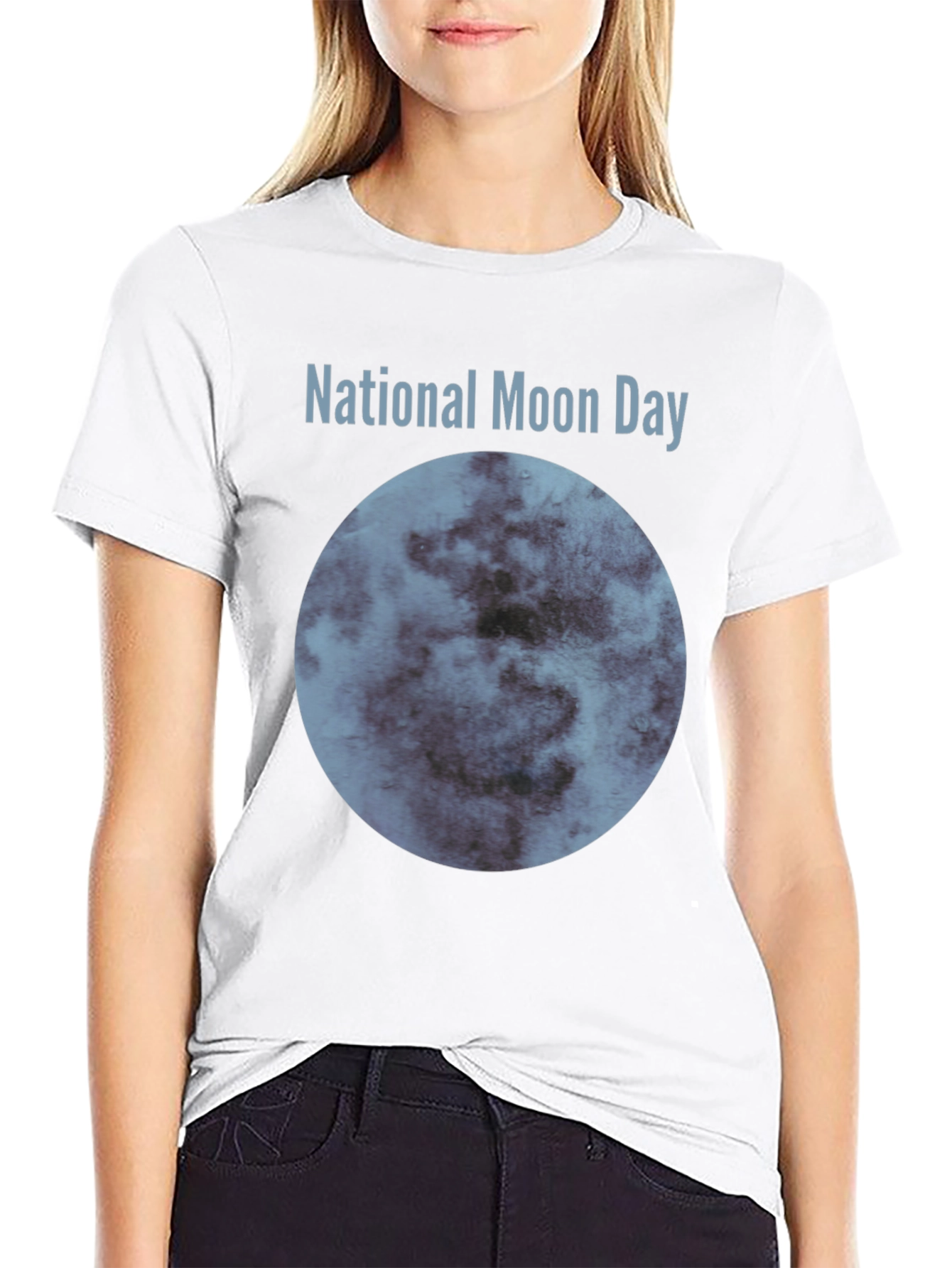 National Moon Day Graphic T-Shirt