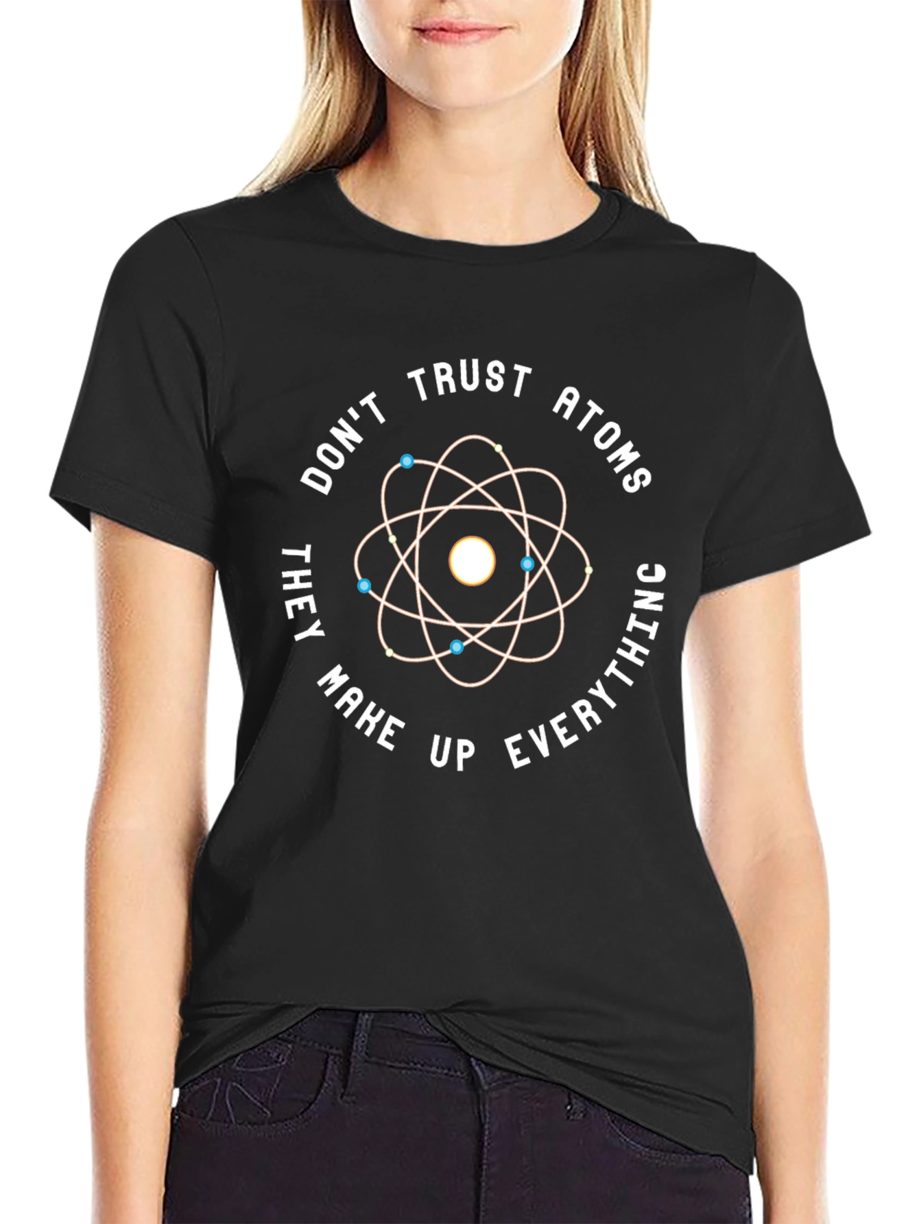 Dont Trust Atoms Mens Graphic T-Shirt
