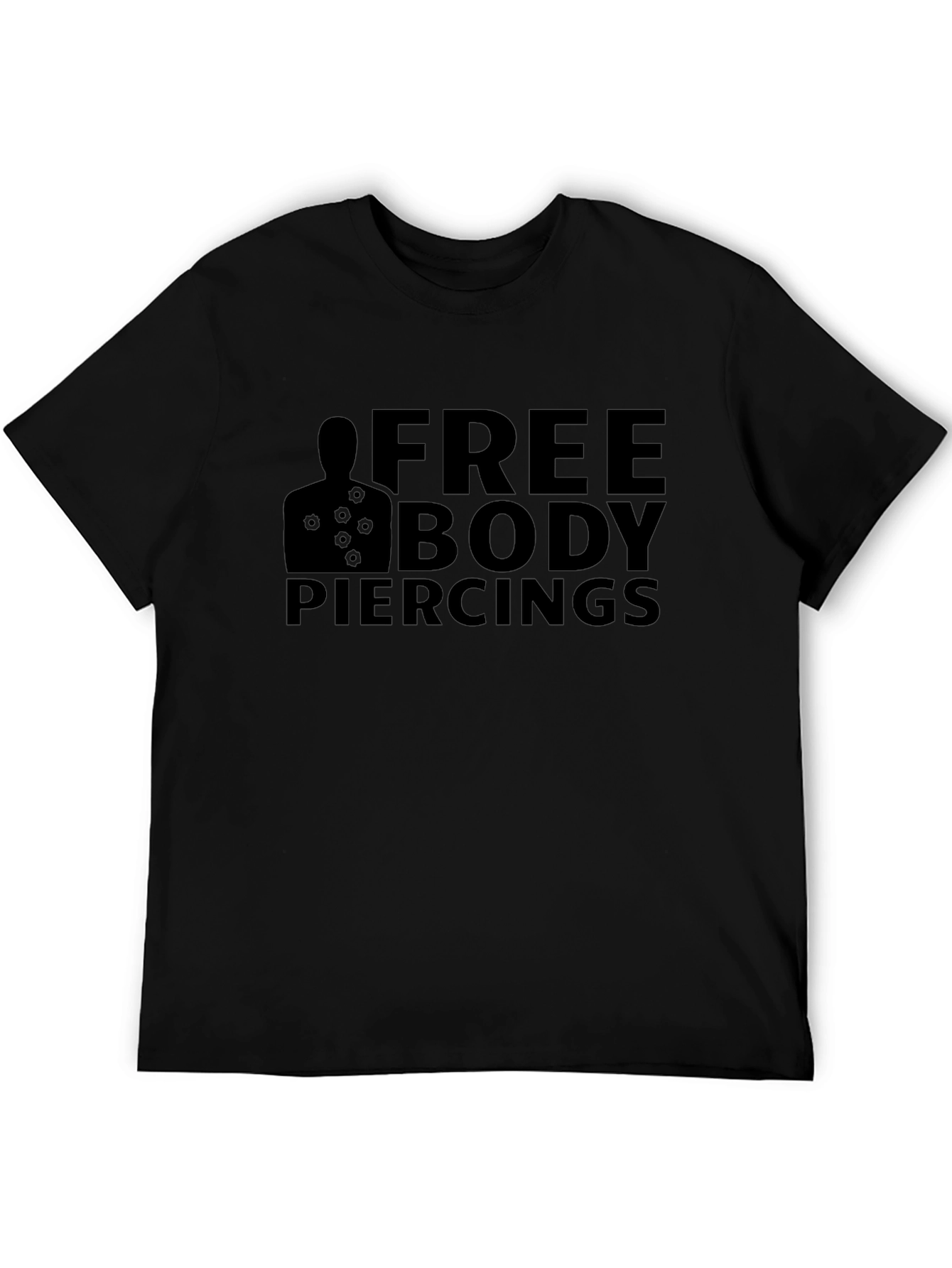 Free Body Piercings Graphic T-Shirt