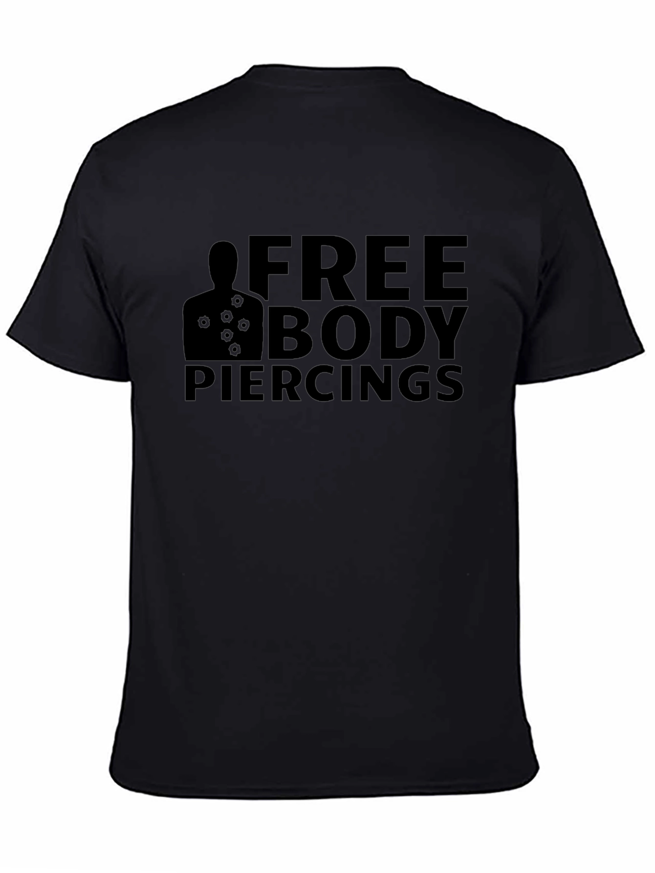 Free Body Piercings Graphic T-Shirt