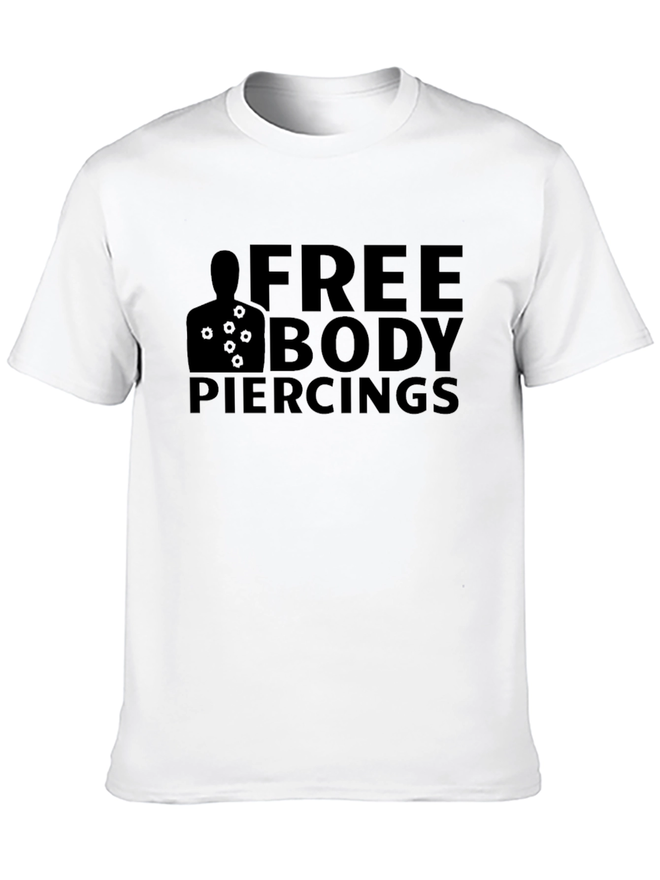 Free Body Piercings Graphic T-Shirt