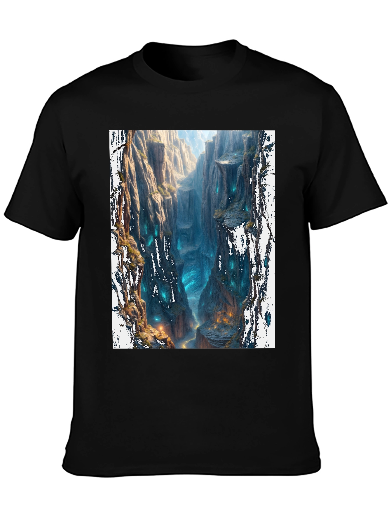 Mystic Canyon Black T-Shirt