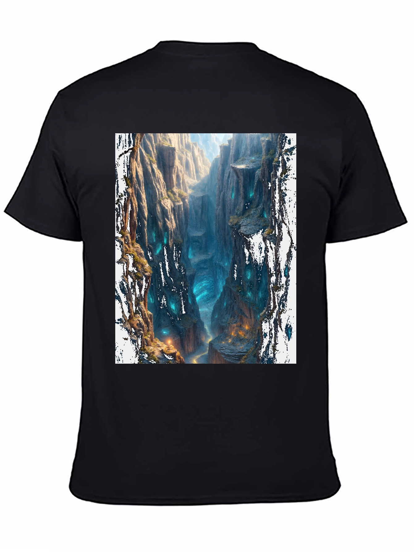 Mystic Canyon Black T-Shirt