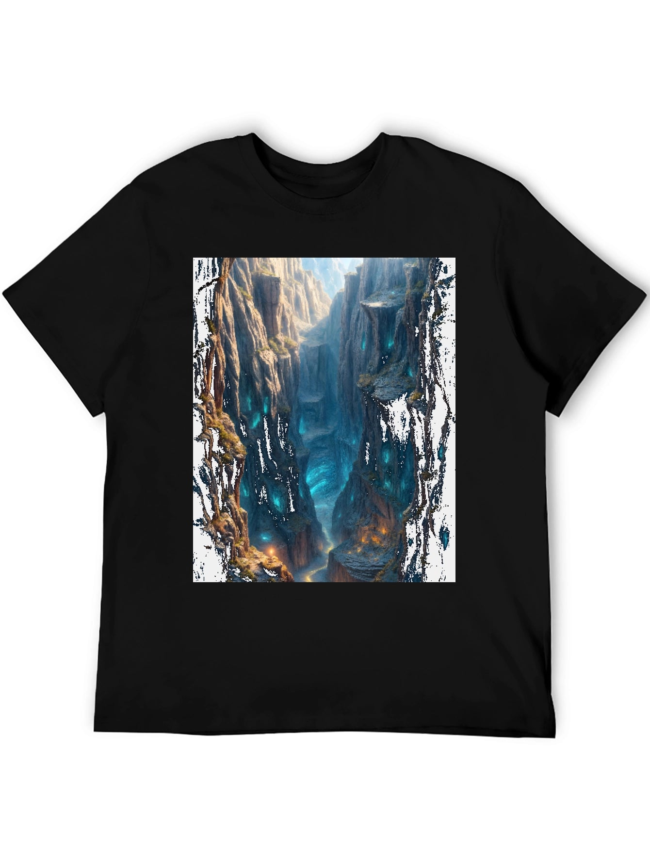 Mystic Canyon Black T-Shirt