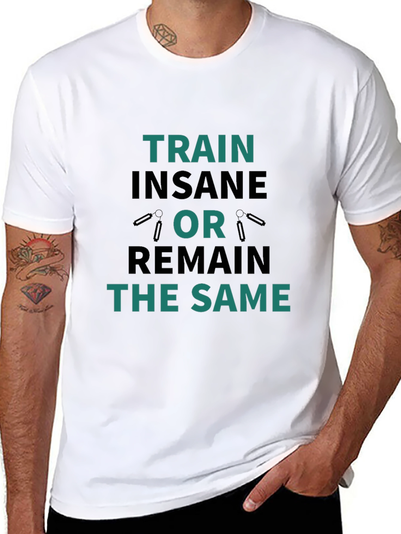 Train Insane T-Shirt - Gym Motivation