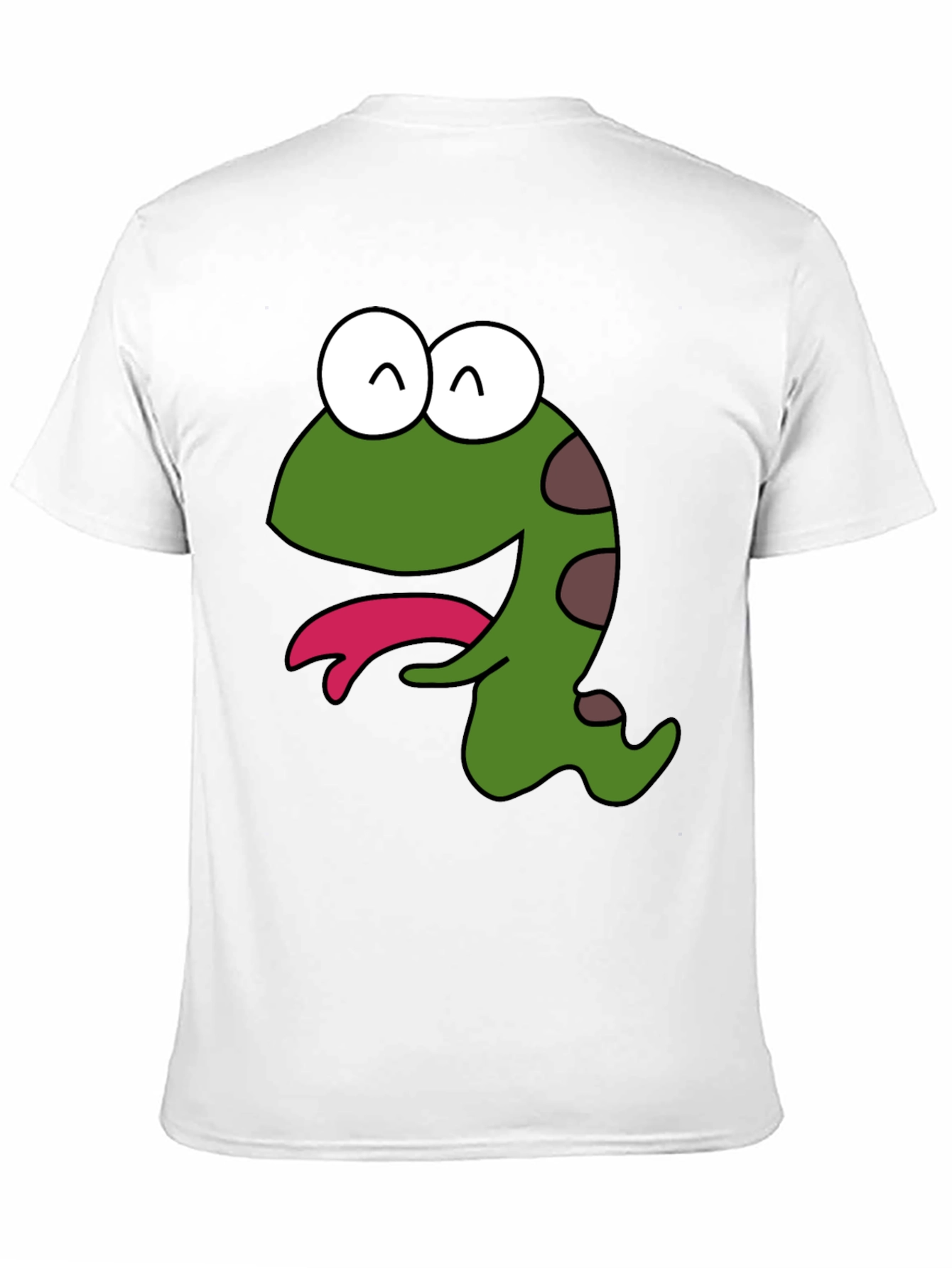 Cartoon Creature Graphic Black T-Shirt