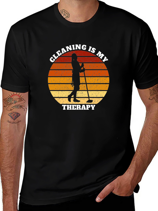 Cleaning Therapy Graphic T-Shirt