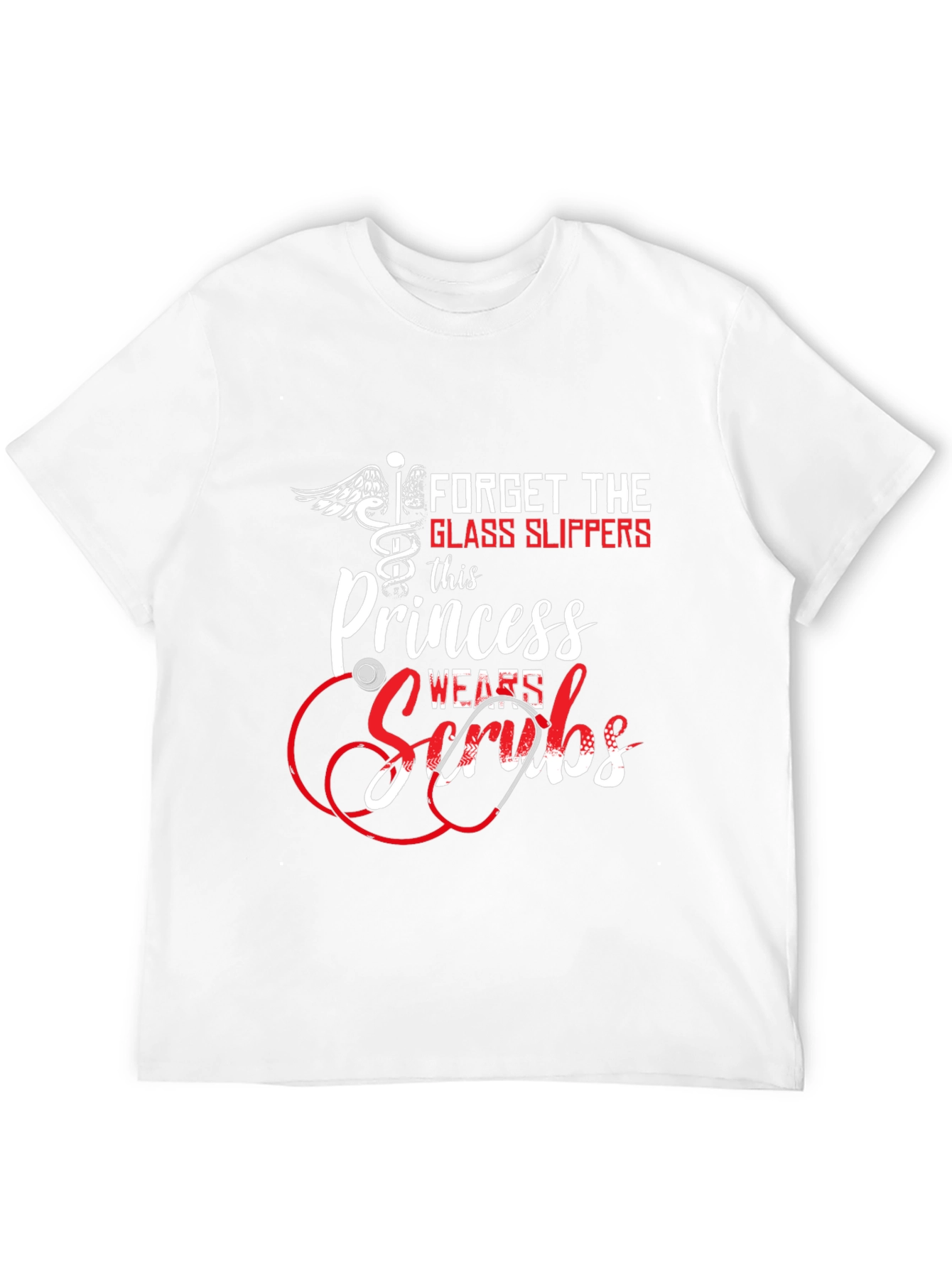 Princess Wears Scrubs Graphic Tee