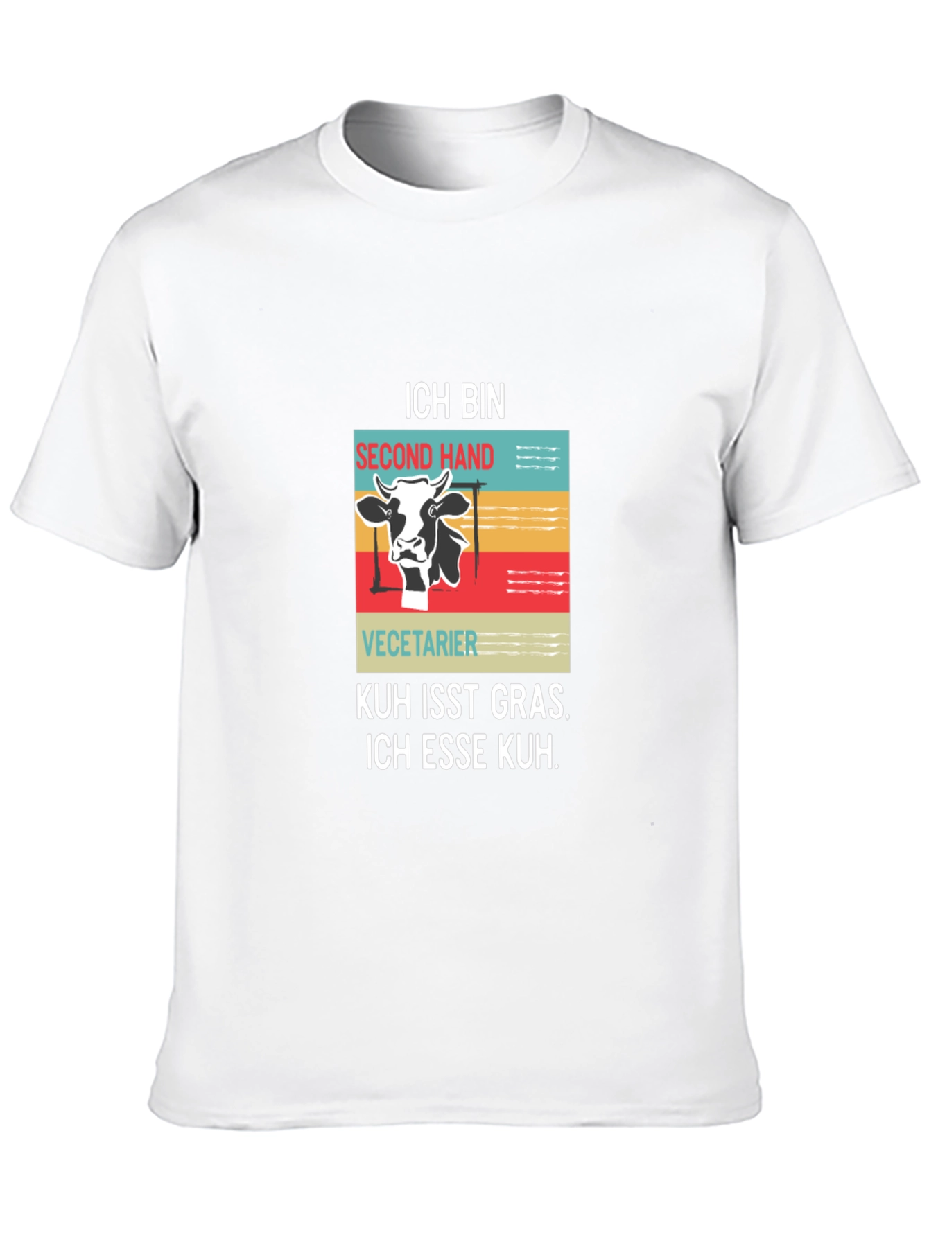 Ich Bin Second Hand Vegetarian Graphic Tee