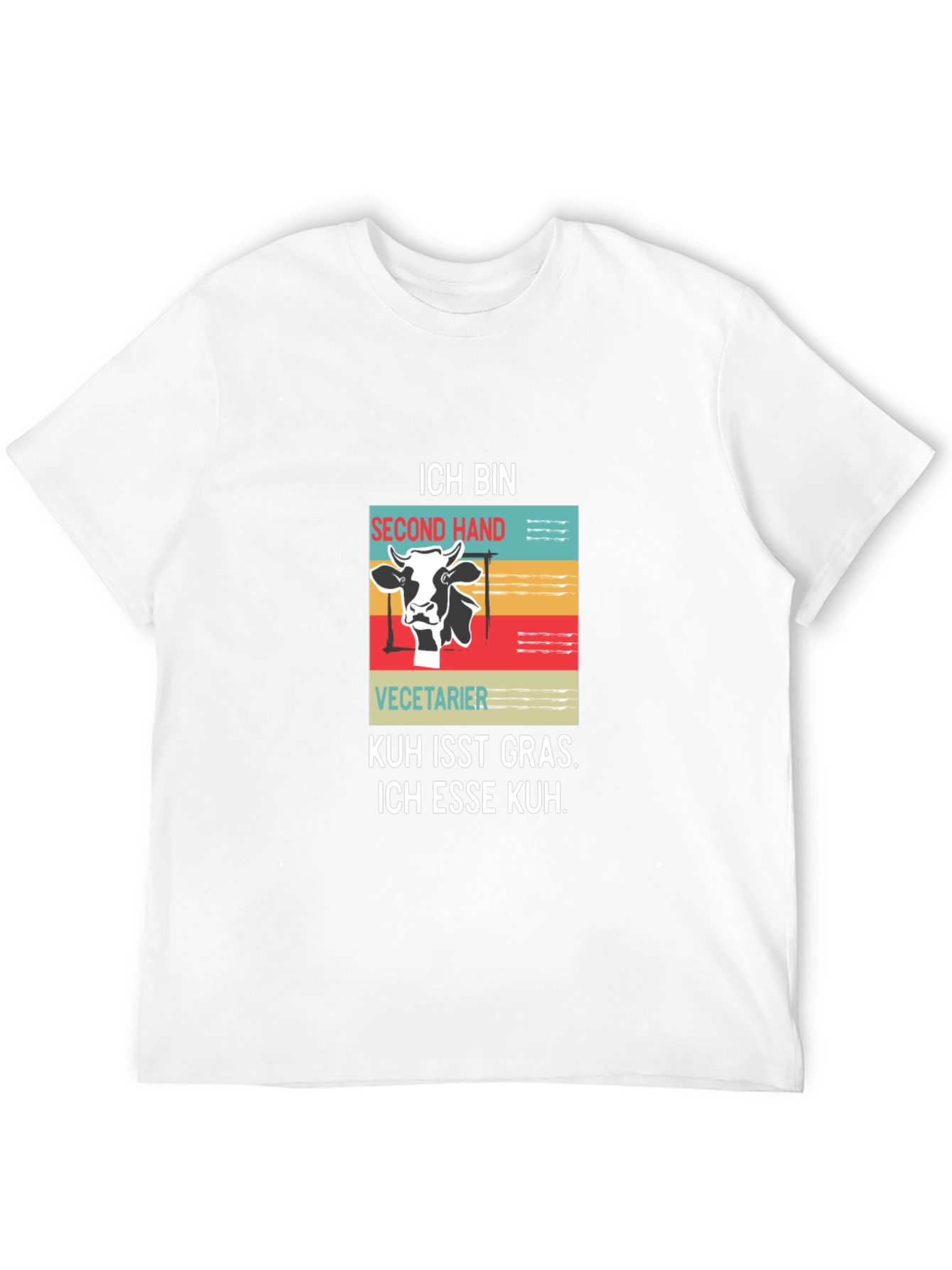 Ich Bin Second Hand Vegetarian Graphic Tee