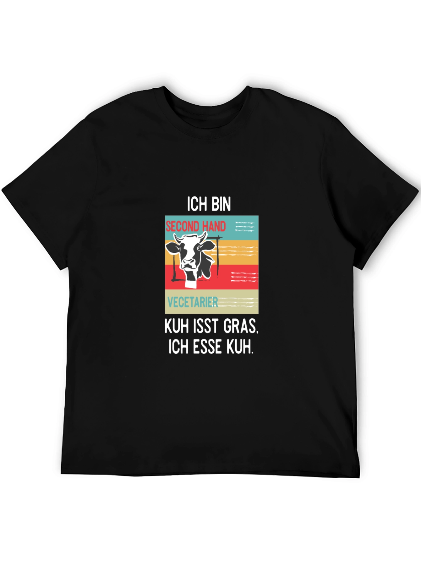 Ich Bin Second Hand Vegetarian Graphic Tee