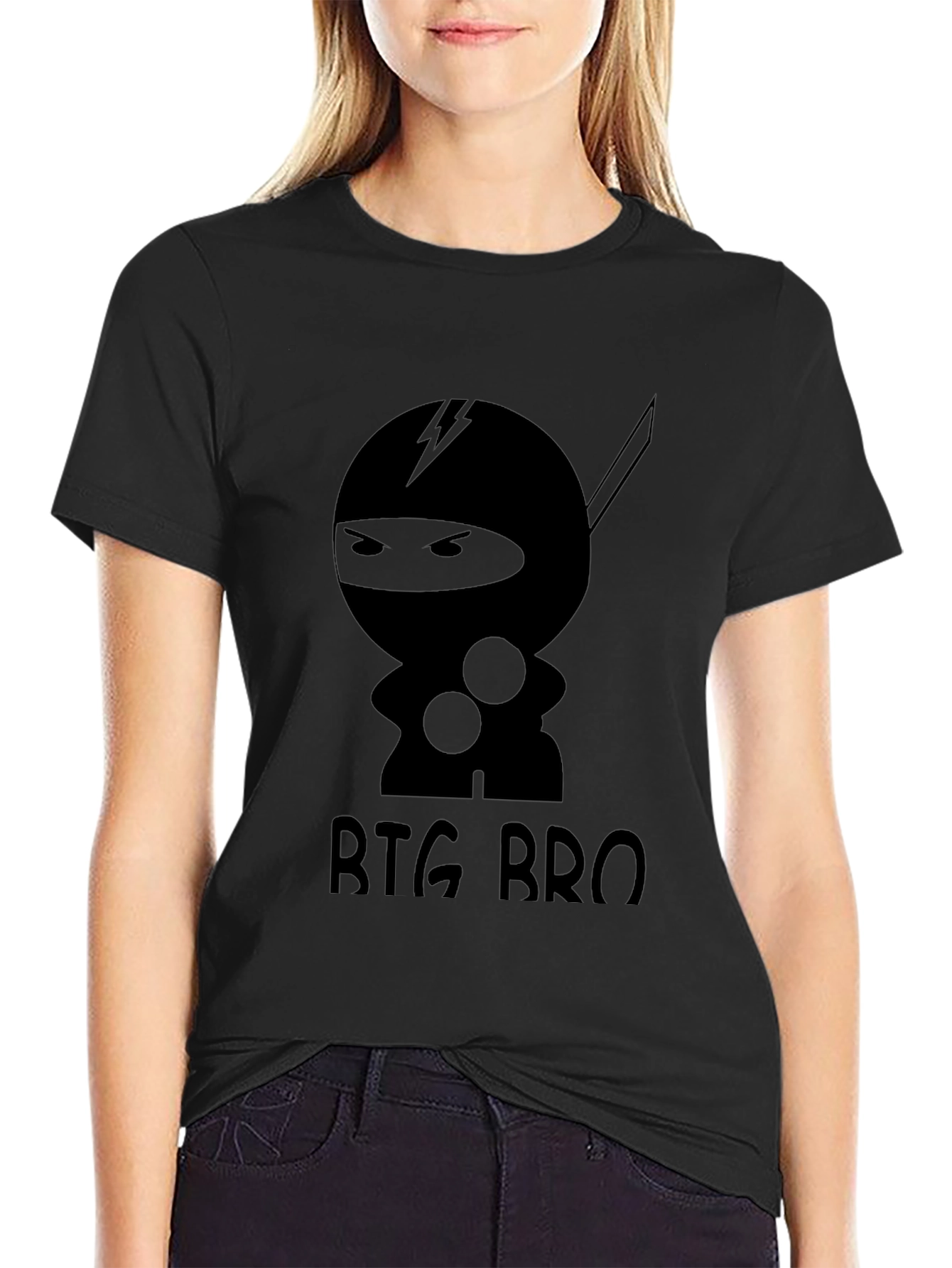 Ninja Big Bro Black T-Shirt