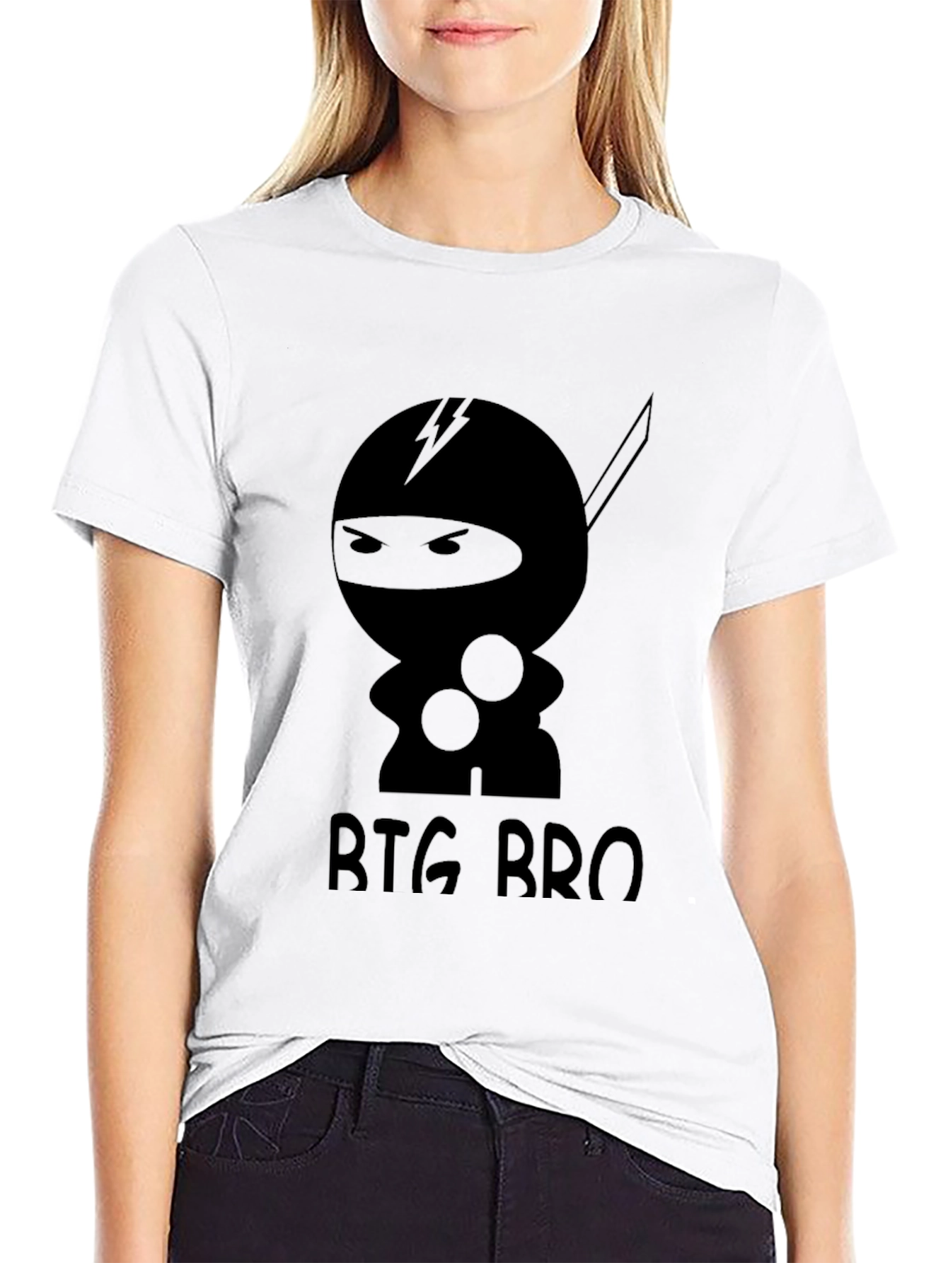 Ninja Big Bro Black T-Shirt