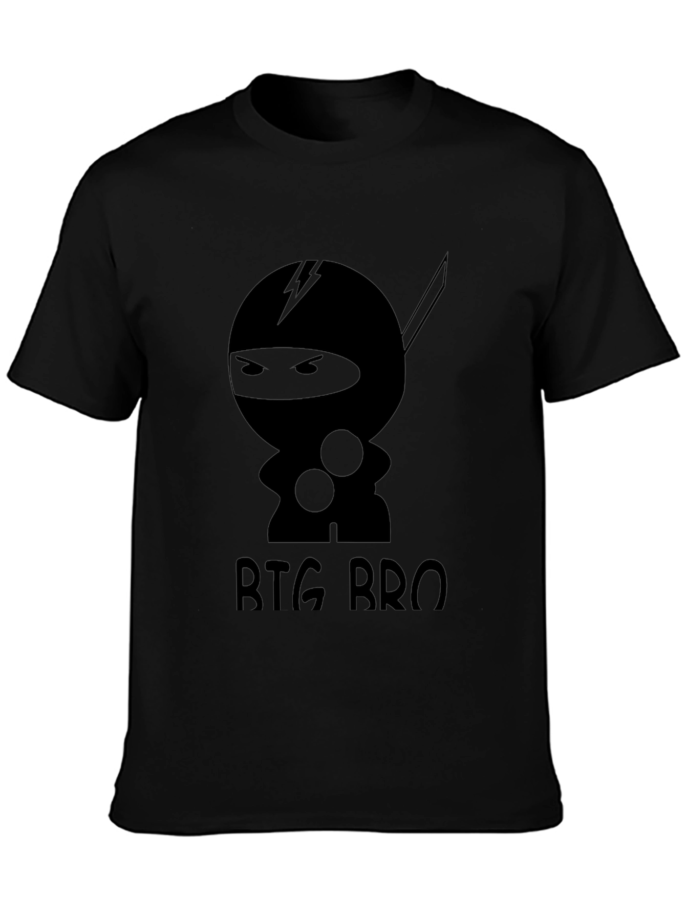 Ninja Big Bro Black T-Shirt