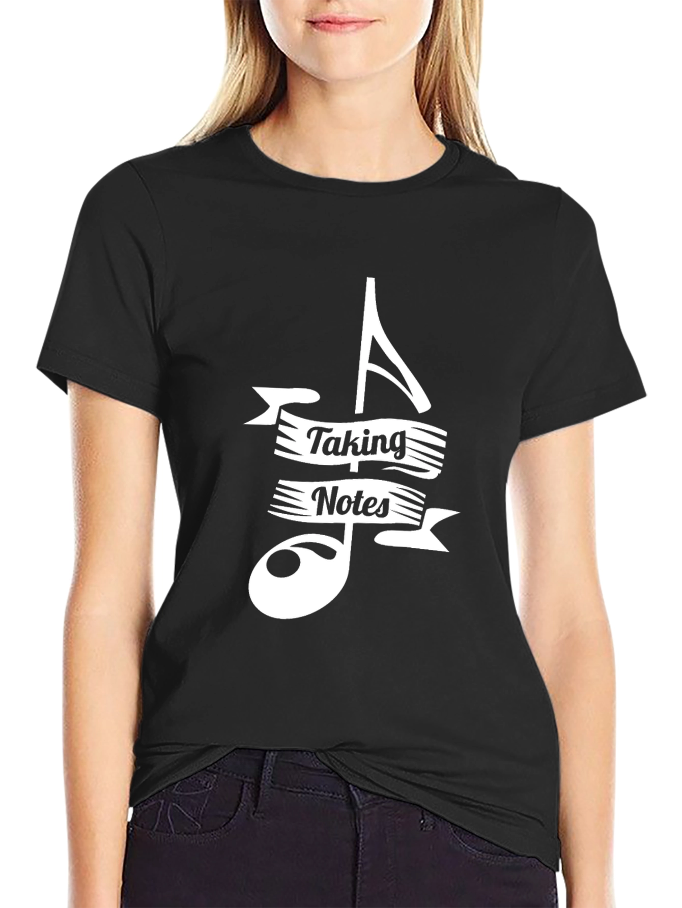 Taking Notes Graphic Tee - Music Lovers T-Shirt