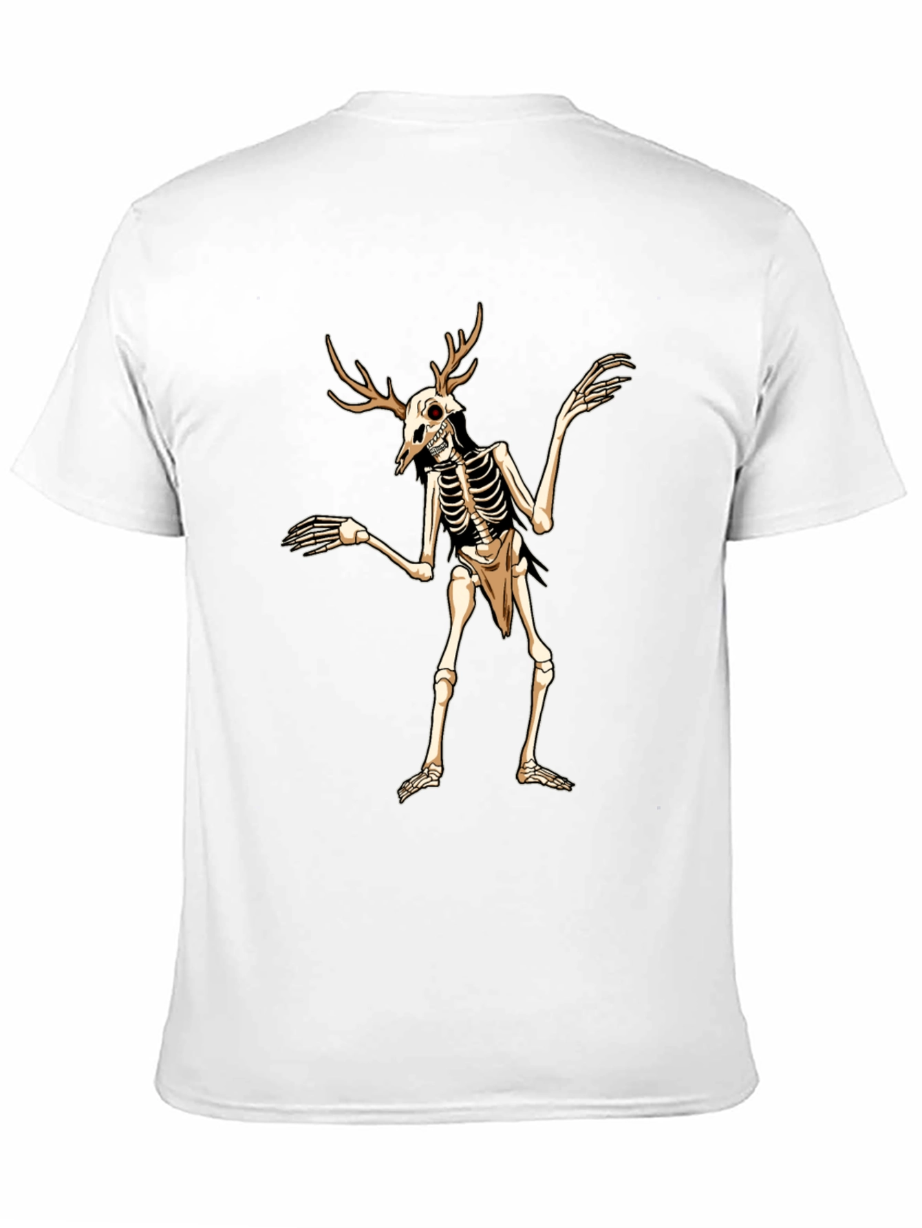 Antlered Skeleton Graphic Tee